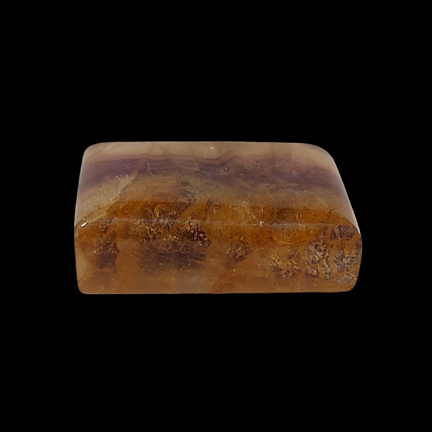 27ct freeform Blue John Cabochon - Brighton Gemstones
