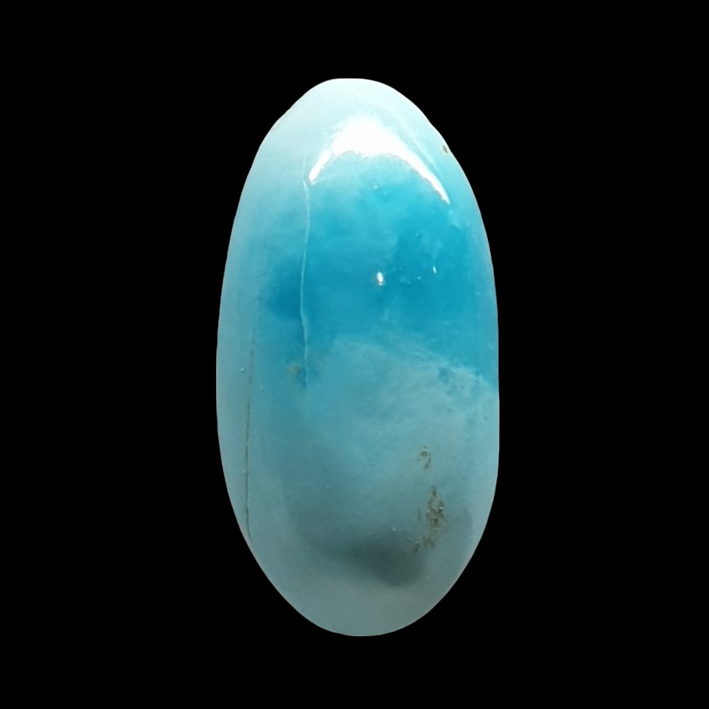 5ct Natural Sleeping beauty turquoise Cabochon (Backed) - Brighton Gemstones