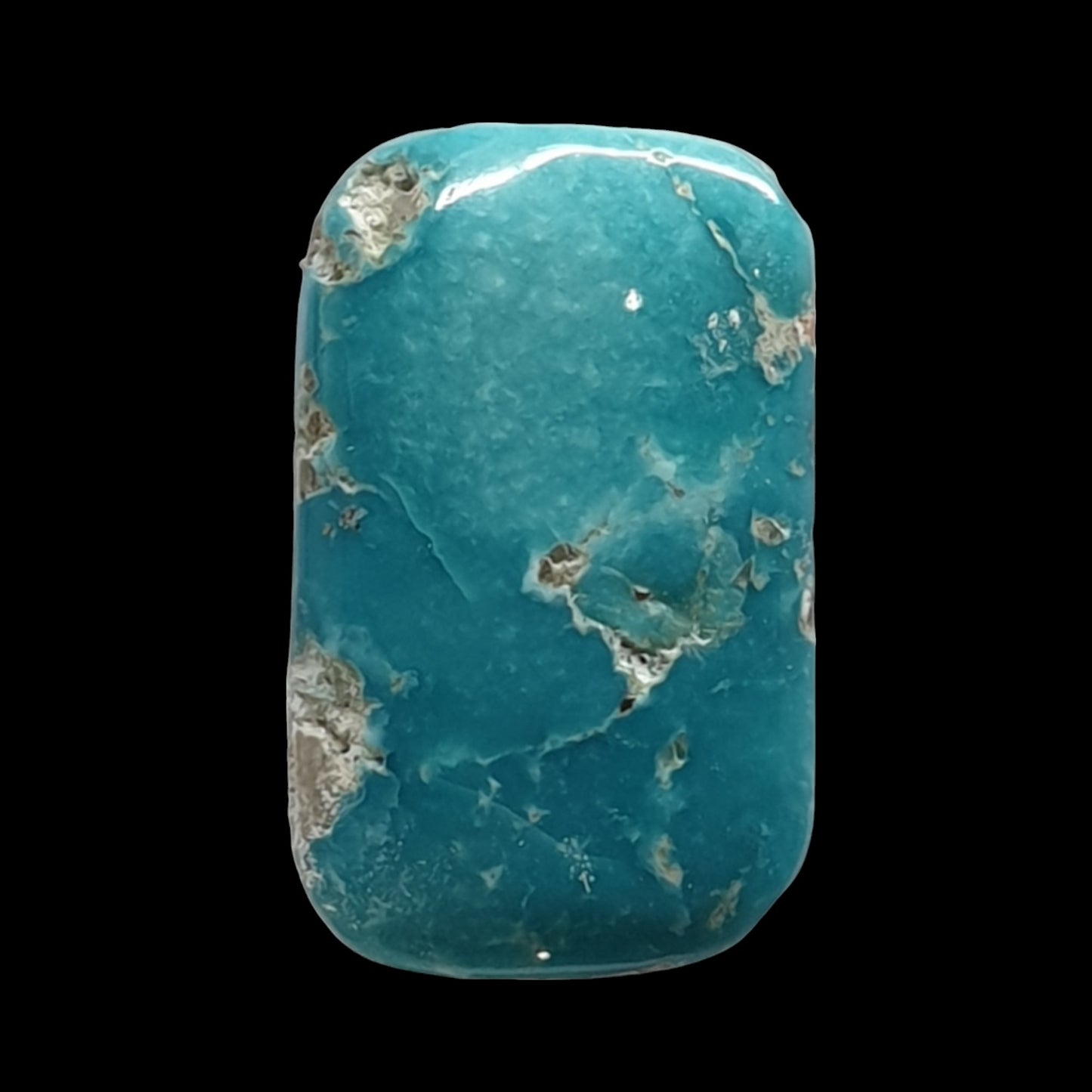 8ct Natural Sleeping beauty turquoise Cabochon (Backed) - Brighton Gemstones