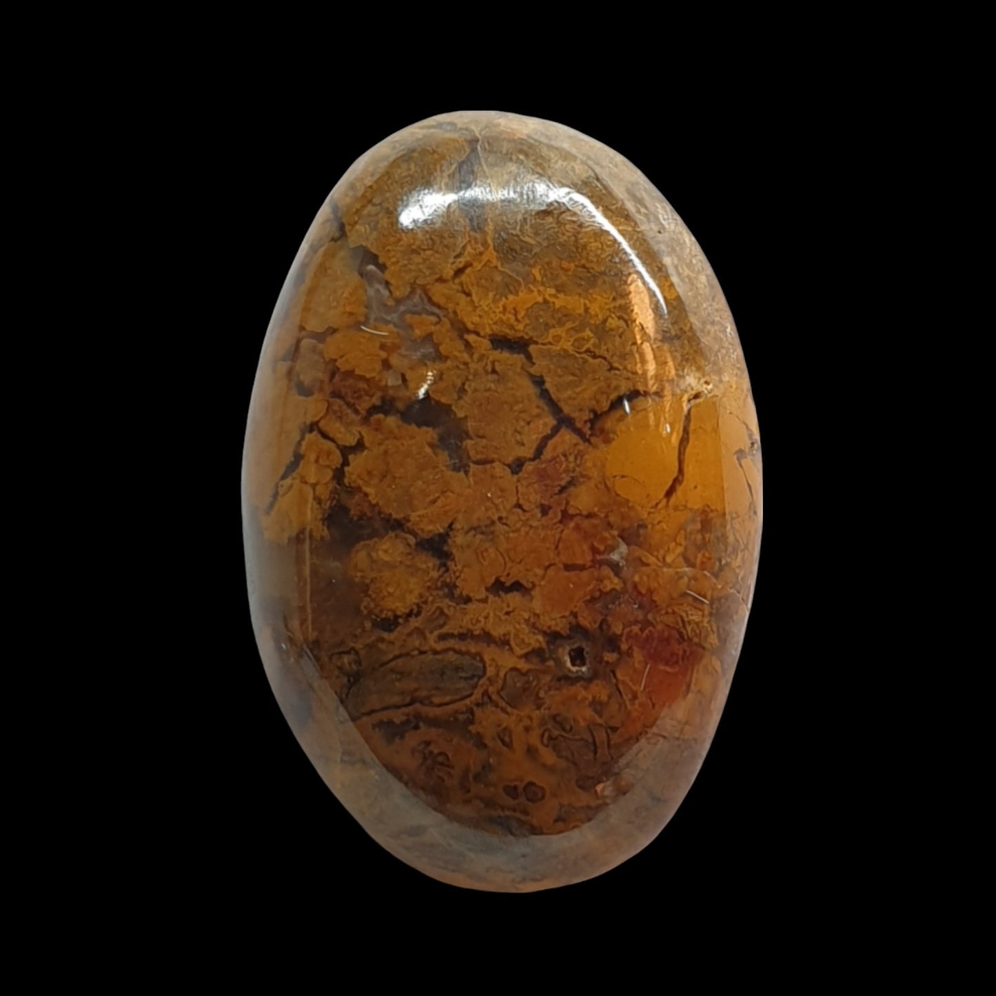 22ct Brecciated Jasper cabochon - Brighton Gemstones