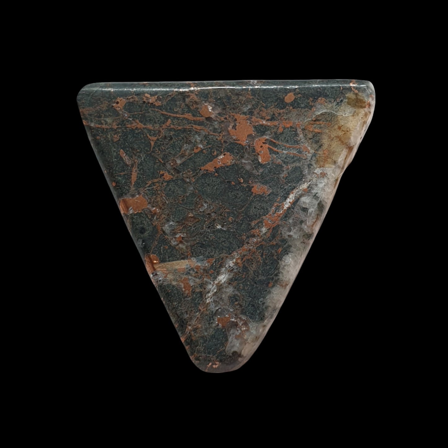 30ct Copper ore freeform cabochon - Brighton Gemstones