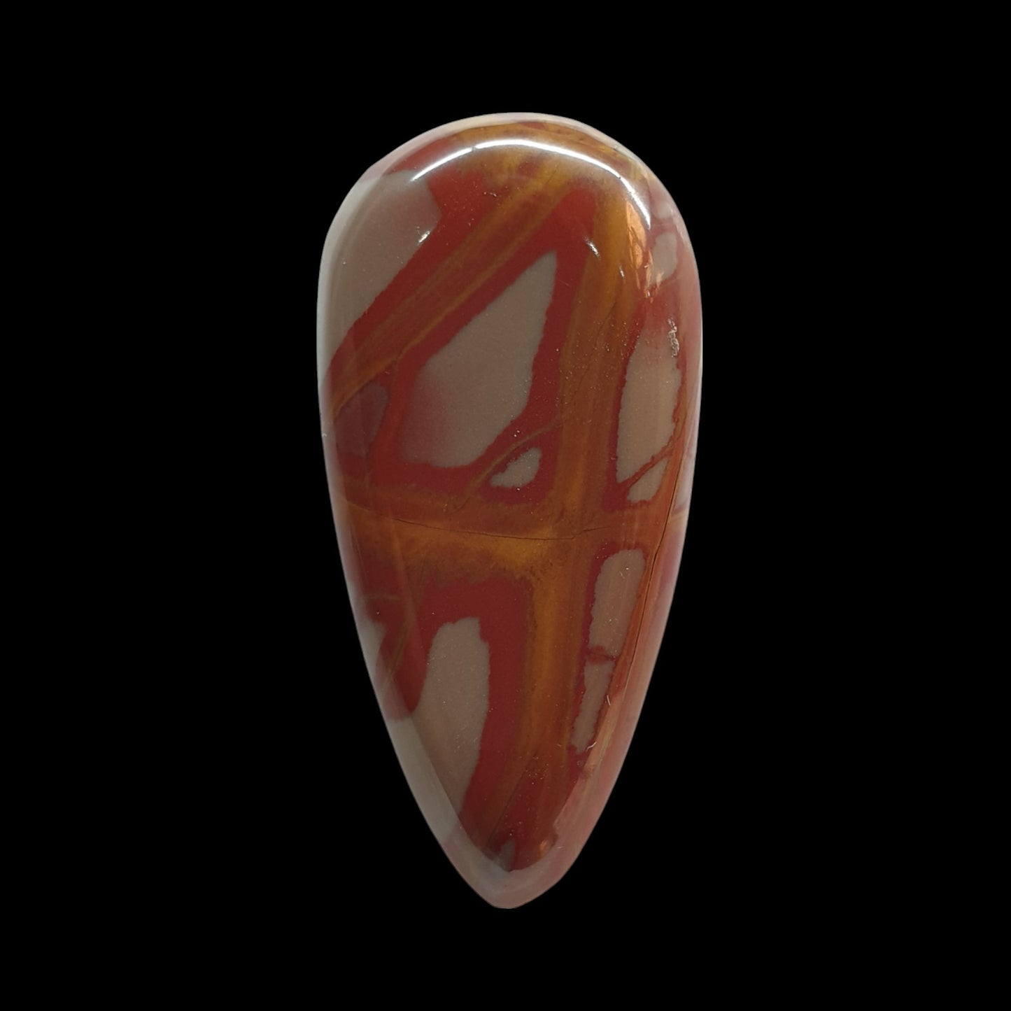 41ct Freeform Noreena jasper cabochon - Brighton Gemstones