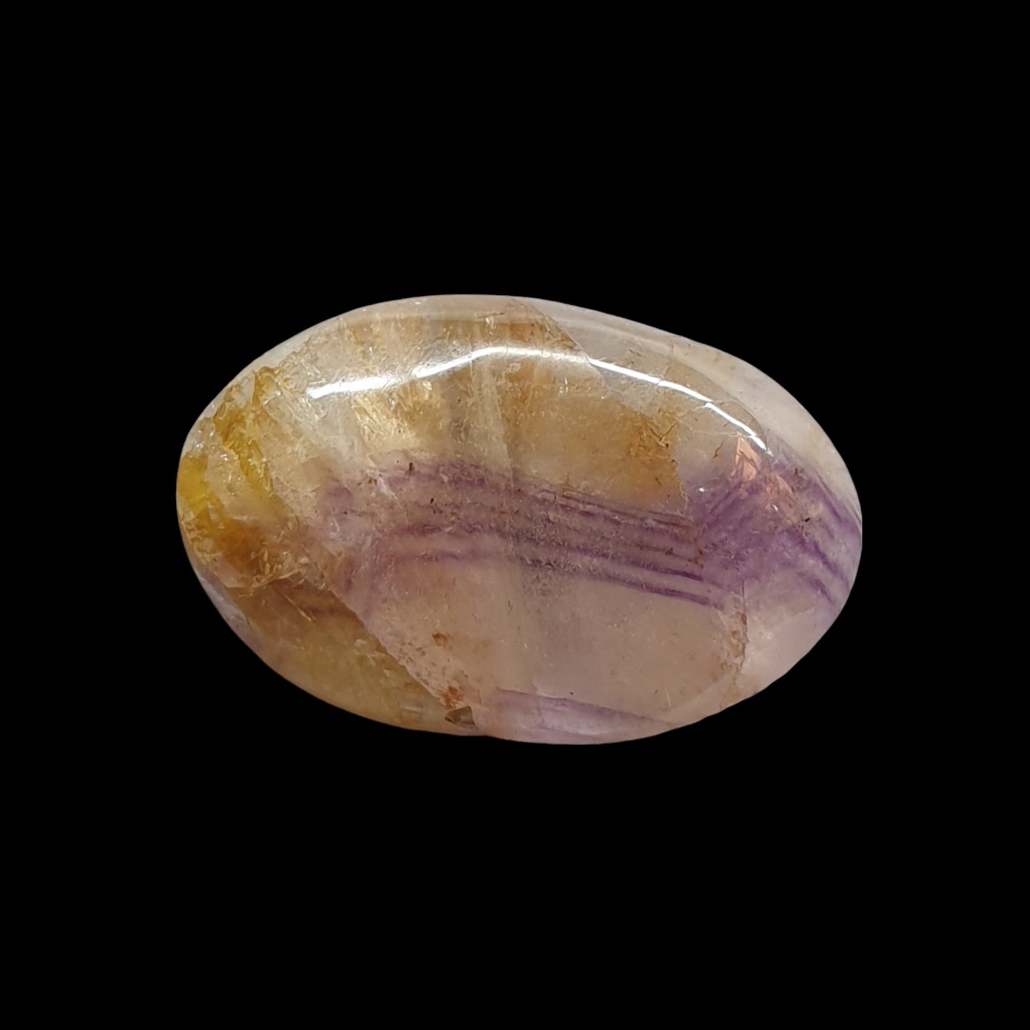 21ct Freeform Blue John Cabochon - Brighton Gemstones