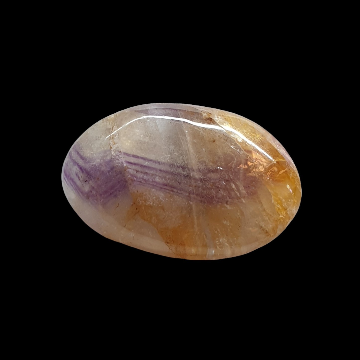 21ct Freeform Blue John Cabochon - Brighton Gemstones
