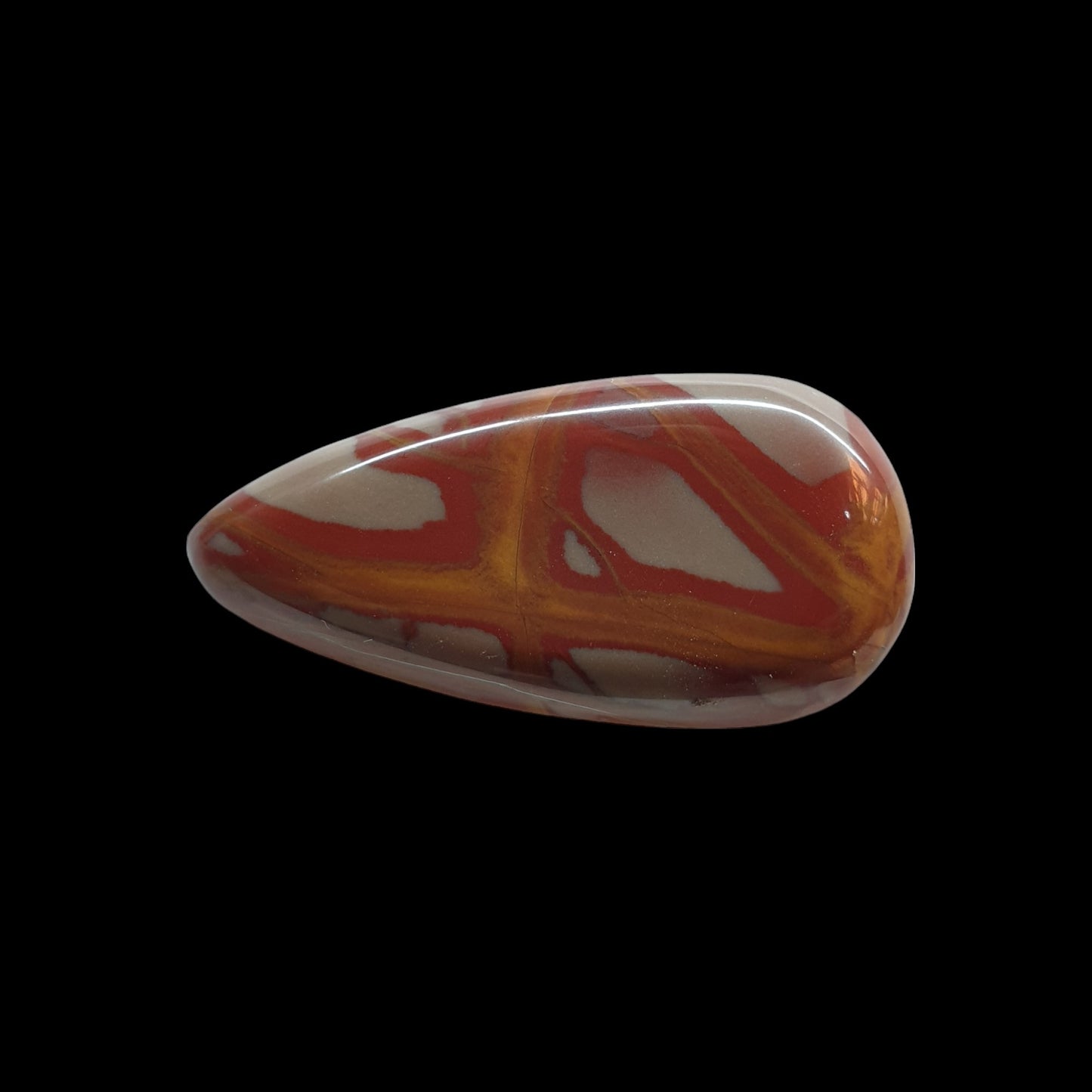 41ct Freeform Noreena jasper cabochon - Brighton Gemstones