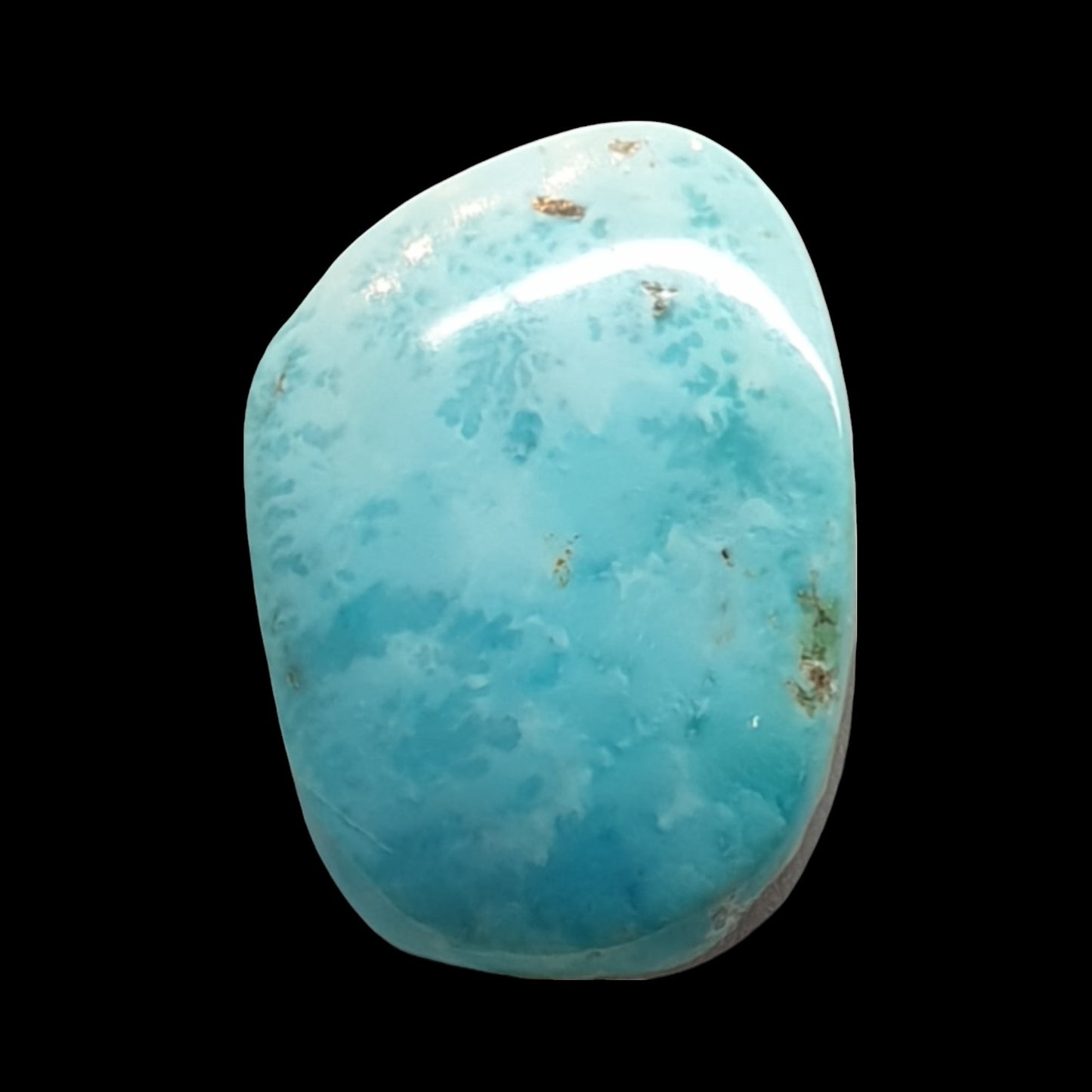 4ct Natural Sleeping beauty turquoise Cabochon (Backed) - Brighton Gemstones