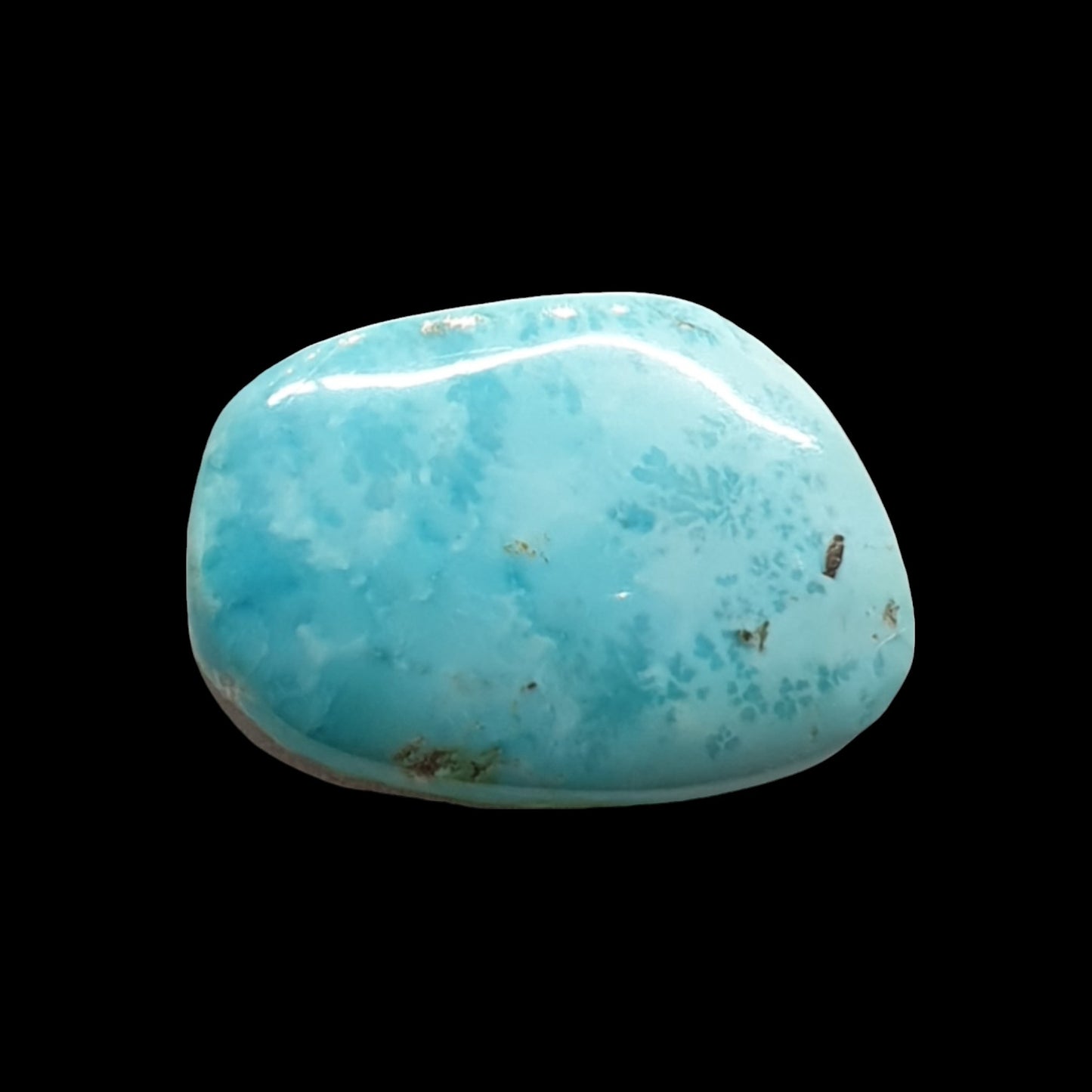 4ct Natural Sleeping beauty turquoise Cabochon (Backed) - Brighton Gemstones