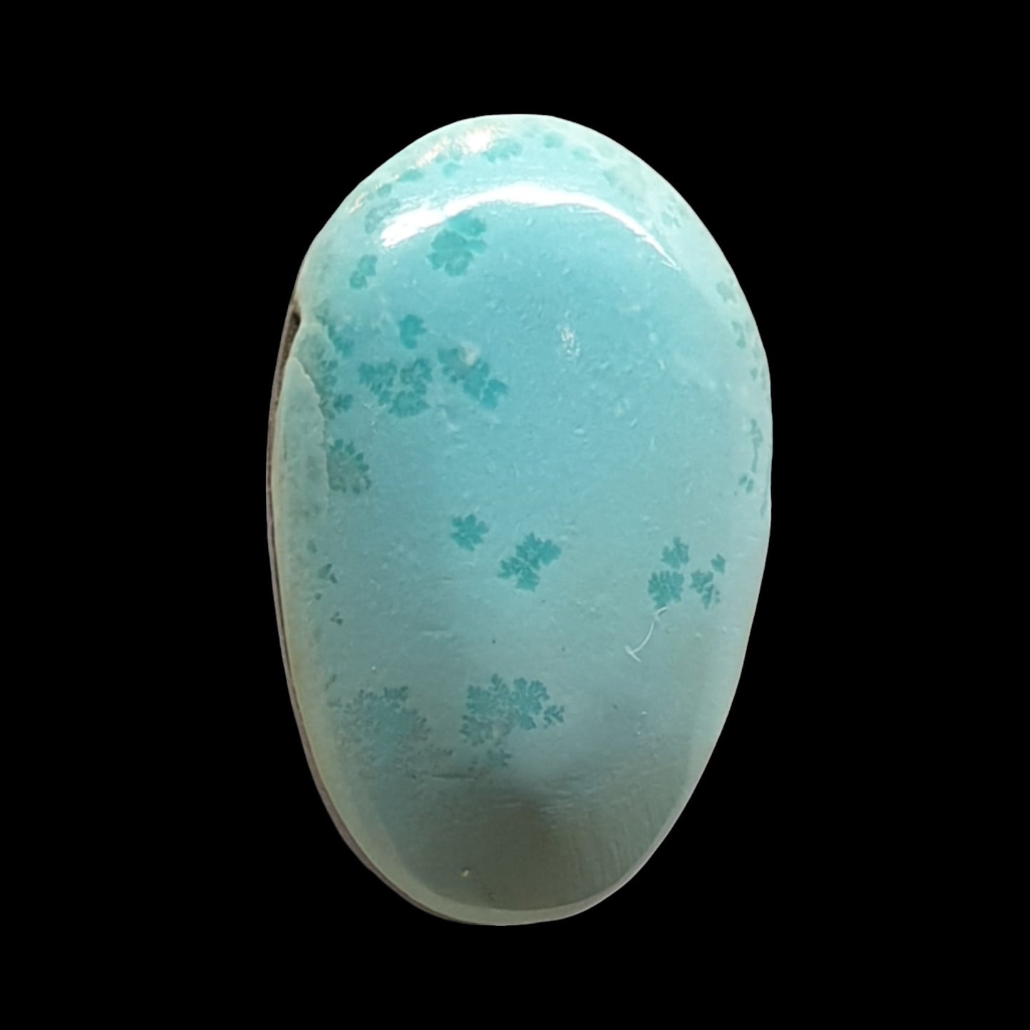 5ct Natural Sleeping beauty turquoise Cabochon (Backed) - Brighton Gemstones