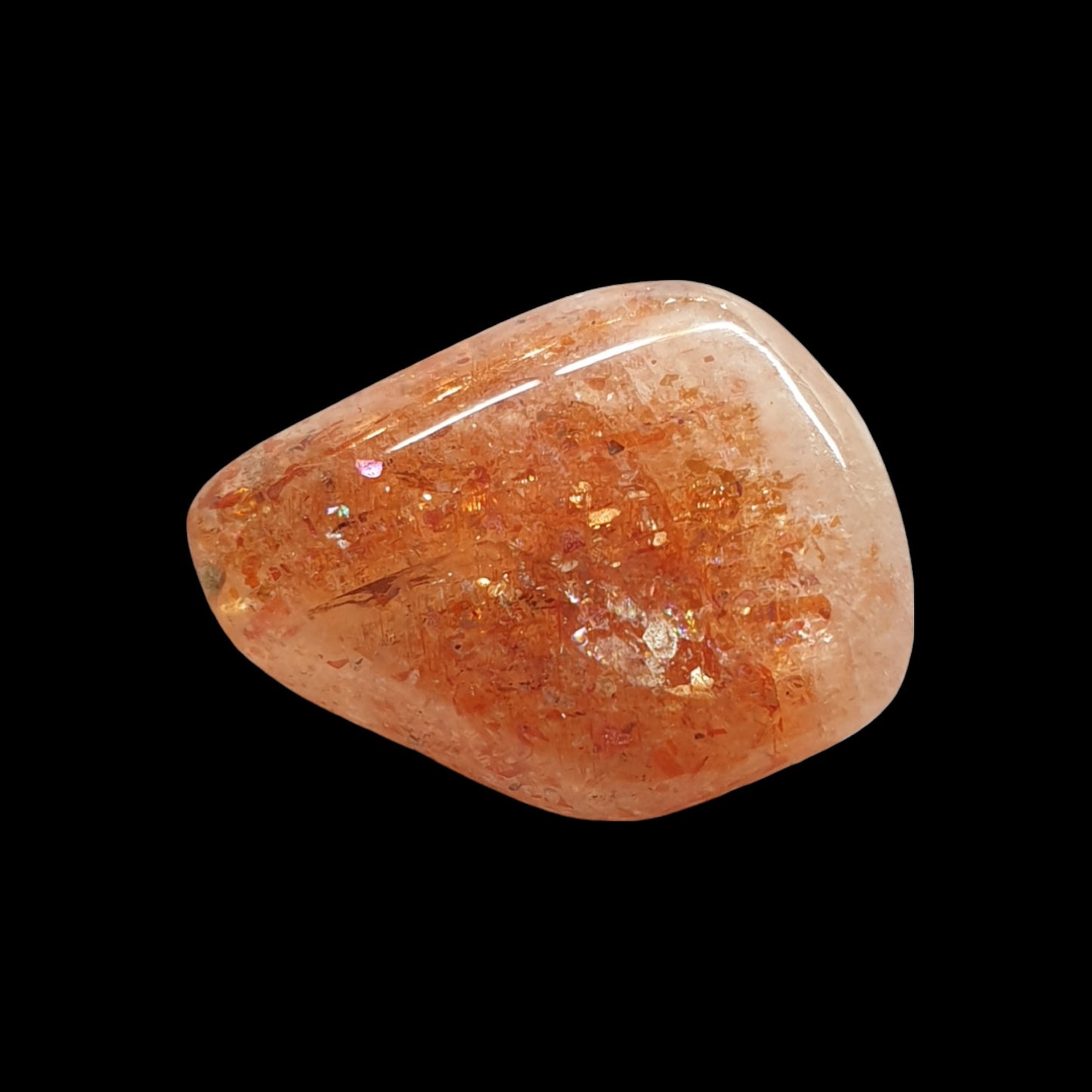 10ct Tanzanian sunstone cabochon (stabilised) - Brighton Gemstones