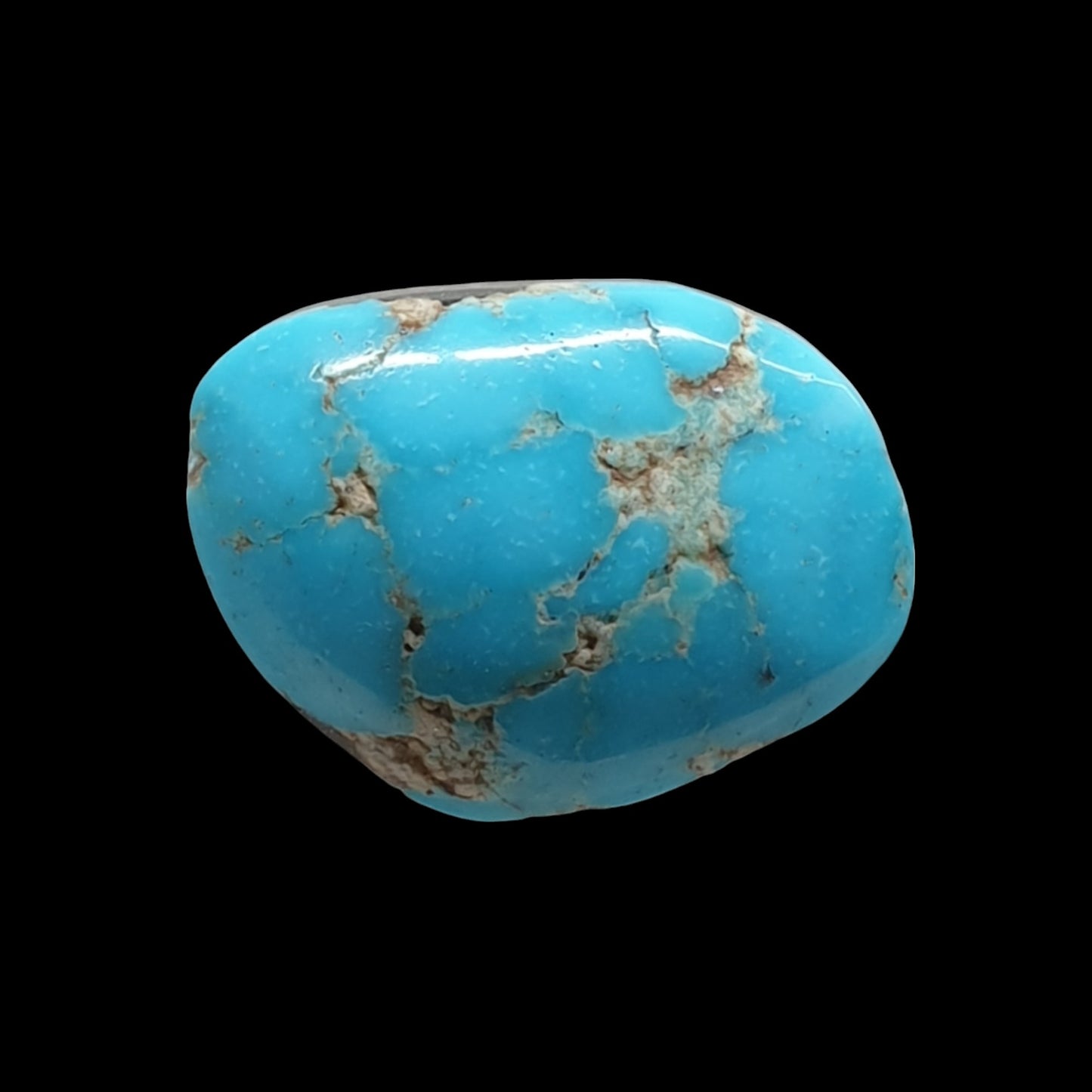 6ct Natural Sleeping beauty turquoise Cabochon (Backed) - Brighton Gemstones
