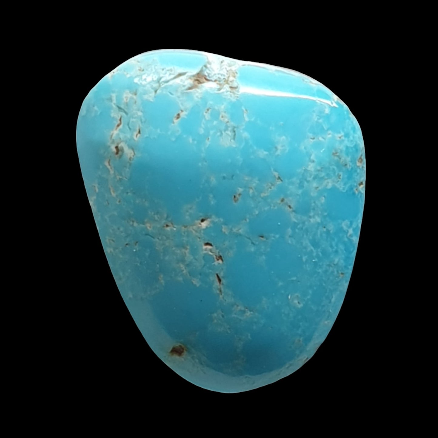 5ct Natural Sleeping beauty turquoise Cabochon (Backed) - Brighton Gemstones