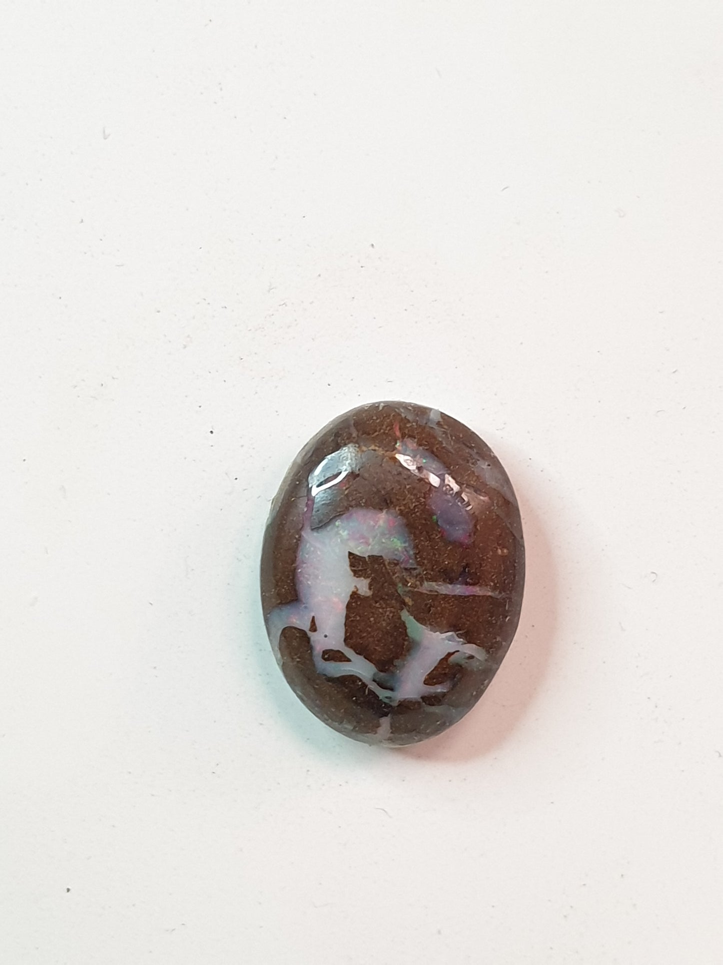 14ct Australian boulder opal matrix cabochon (Opalton)