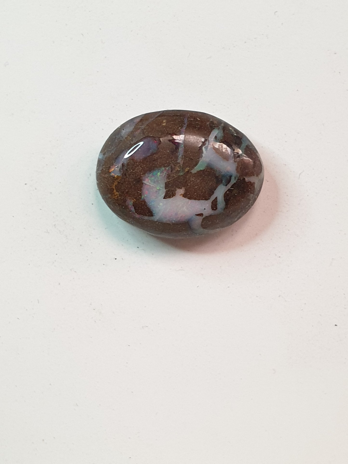 14ct Australian boulder opal matrix cabochon (Opalton)