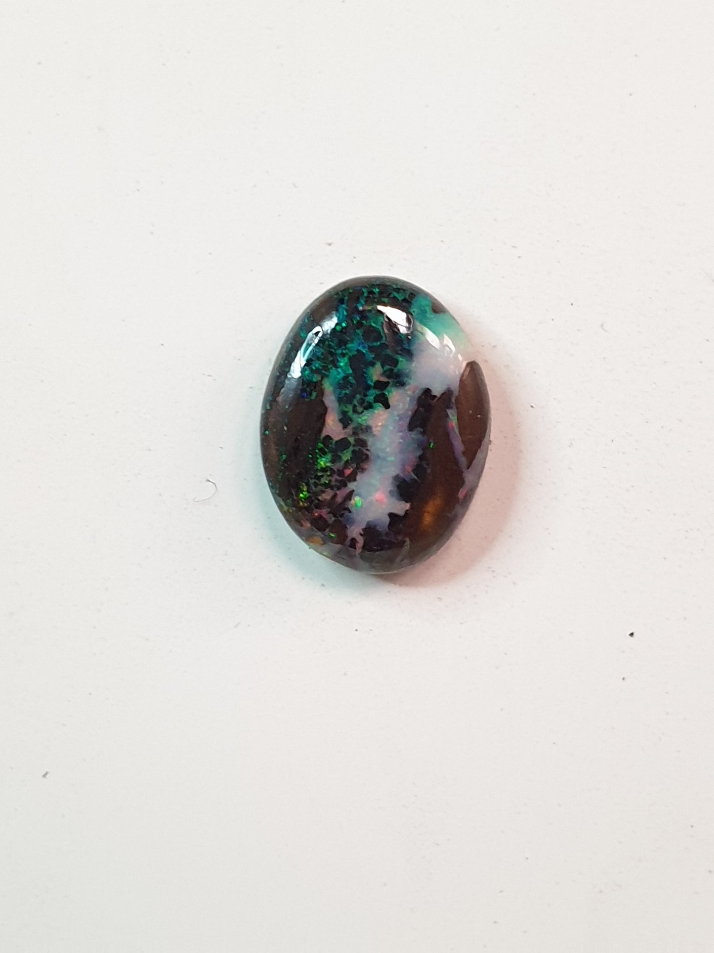 14ct Australian boulder opal matrix cabochon (Opalton)