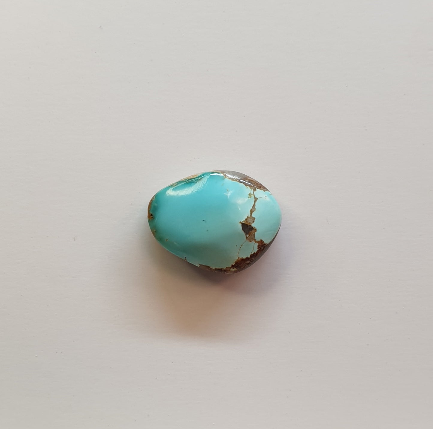 6ct Natural Sleeping beauty turquoise Cabochon (Backed)