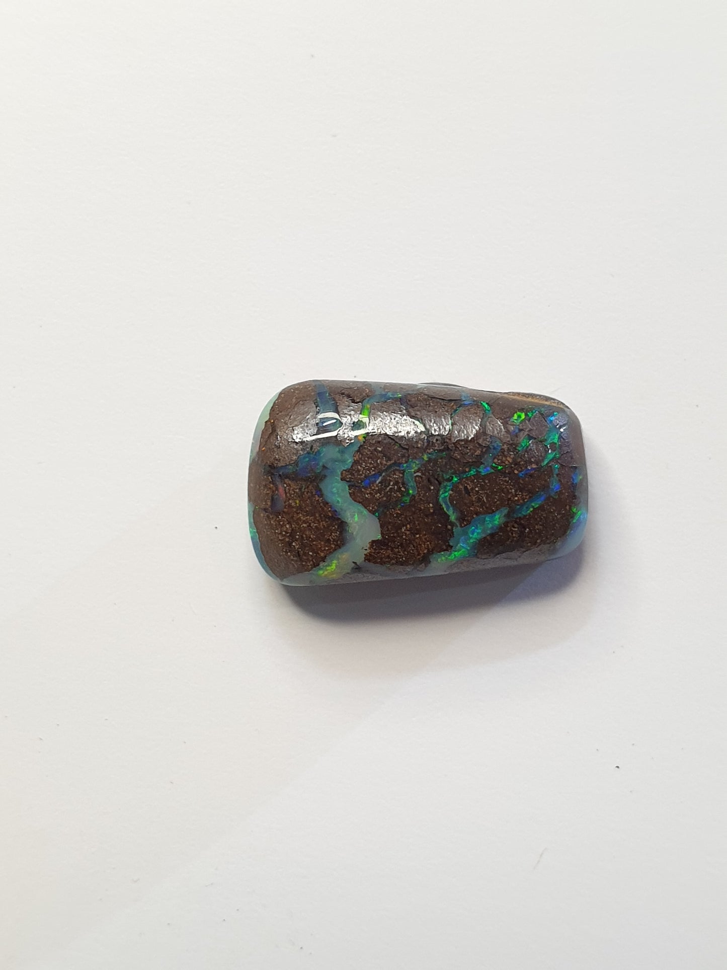 5ct Australian boulder opal matrix cabochon (Opalton)