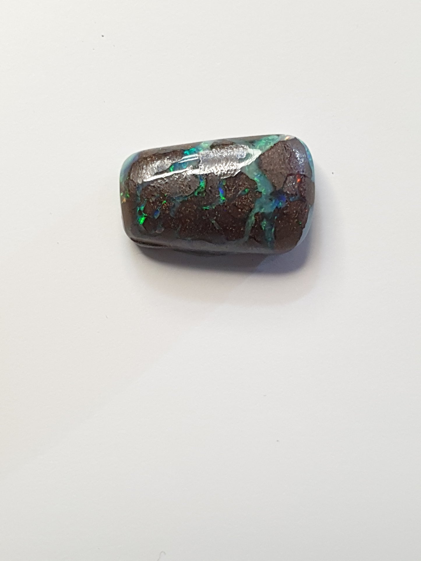5ct Australian boulder opal matrix cabochon (Opalton)