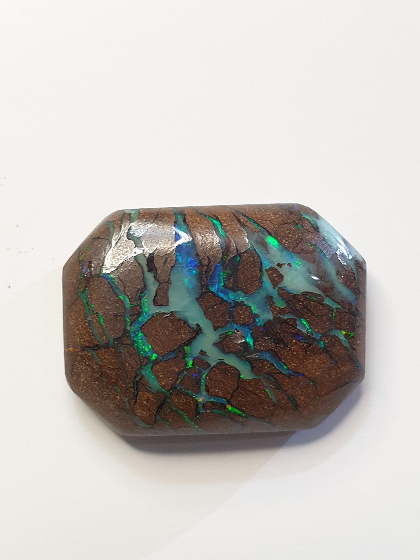 21ct Australian boulder opal matrix cabochon (Opalton)