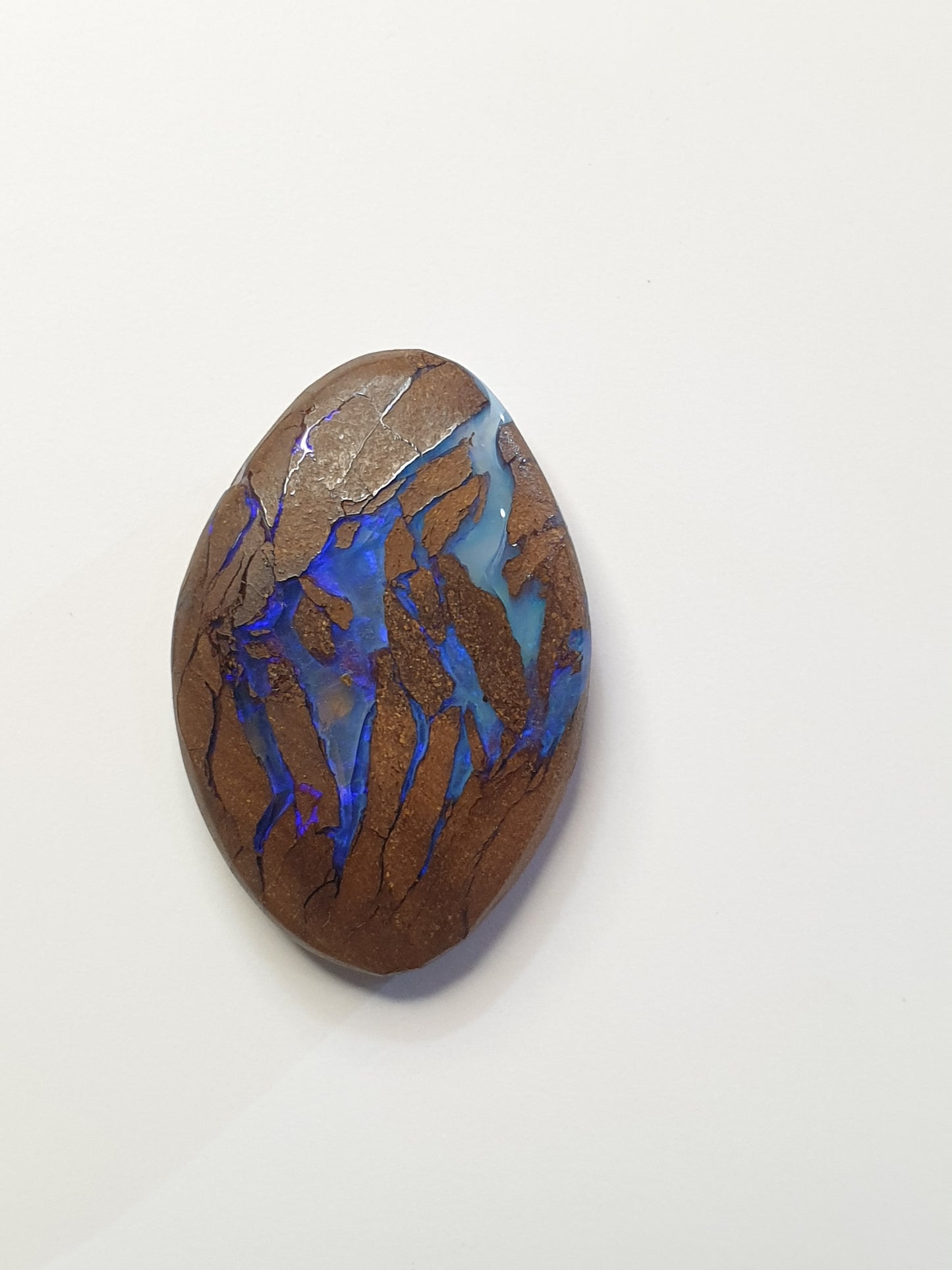 9ct Australian boulder opal matrix cabochon (Opalton)