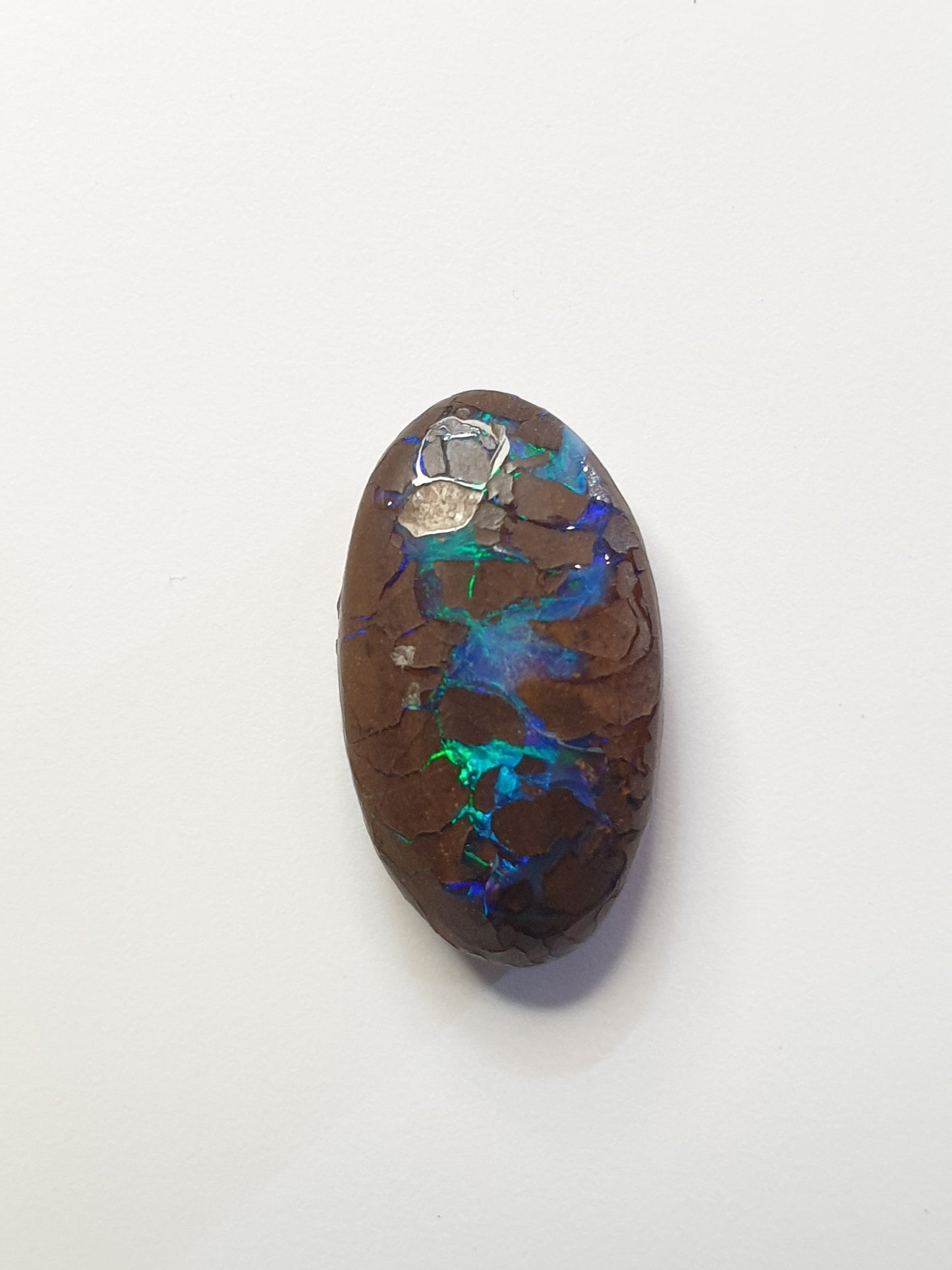 6ct Australian boulder opal matrix cabochon (Opalton)