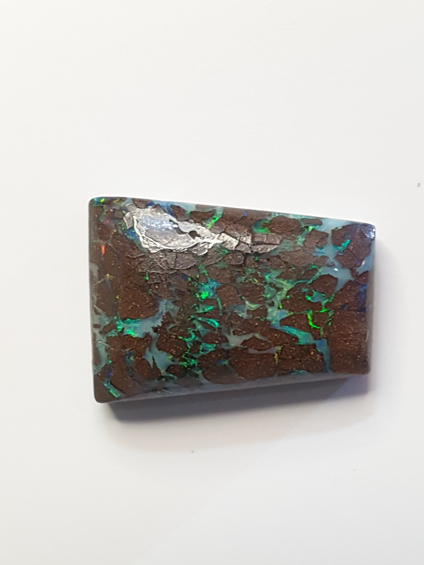 15ct Australian boulder opal matrix cabochon (Opalton)