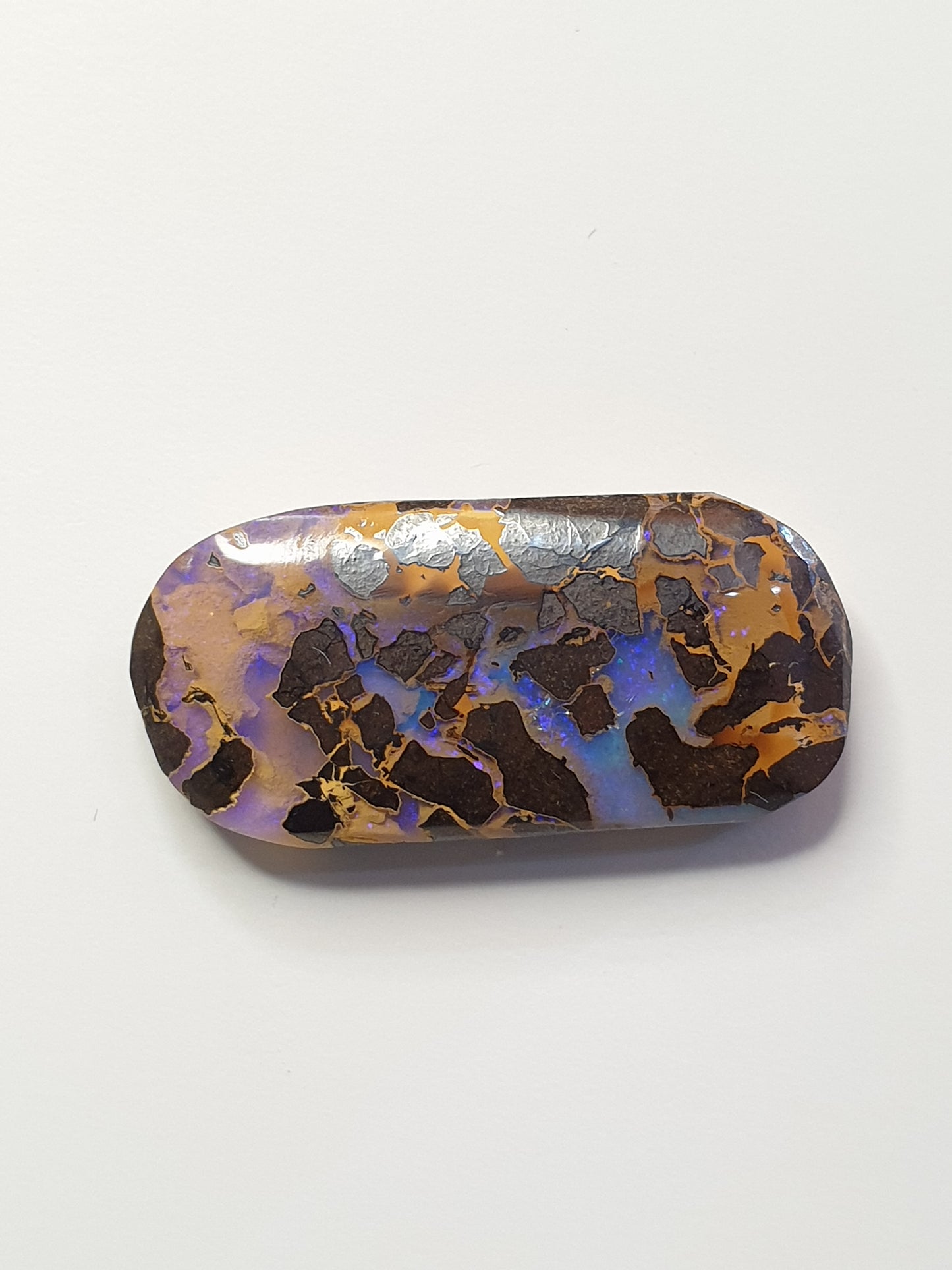 14 ct Australian boulder opal matrix cabochon (Opalton)