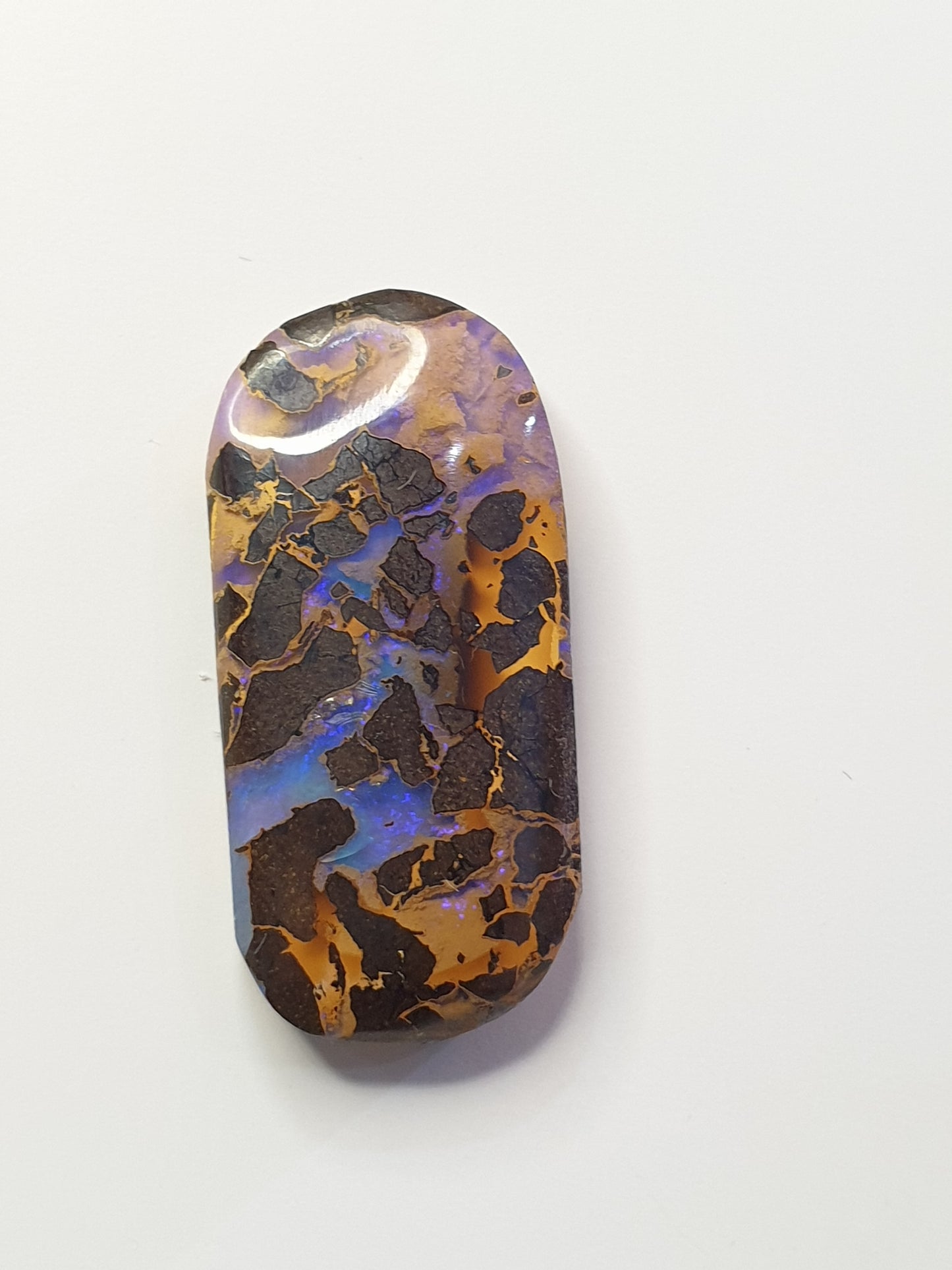 14 ct Australian boulder opal matrix cabochon (Opalton)