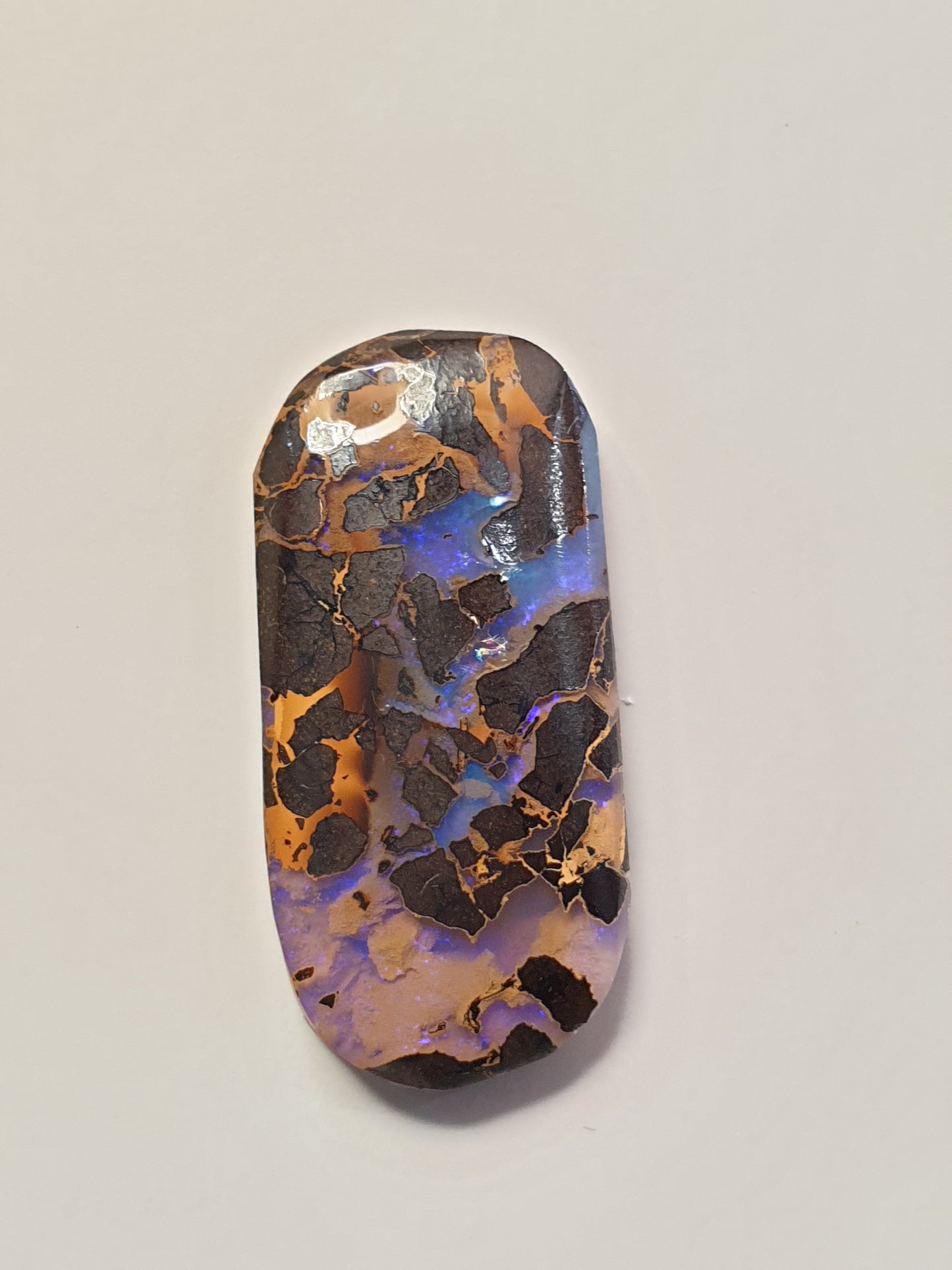 14 ct Australian boulder opal matrix cabochon (Opalton)