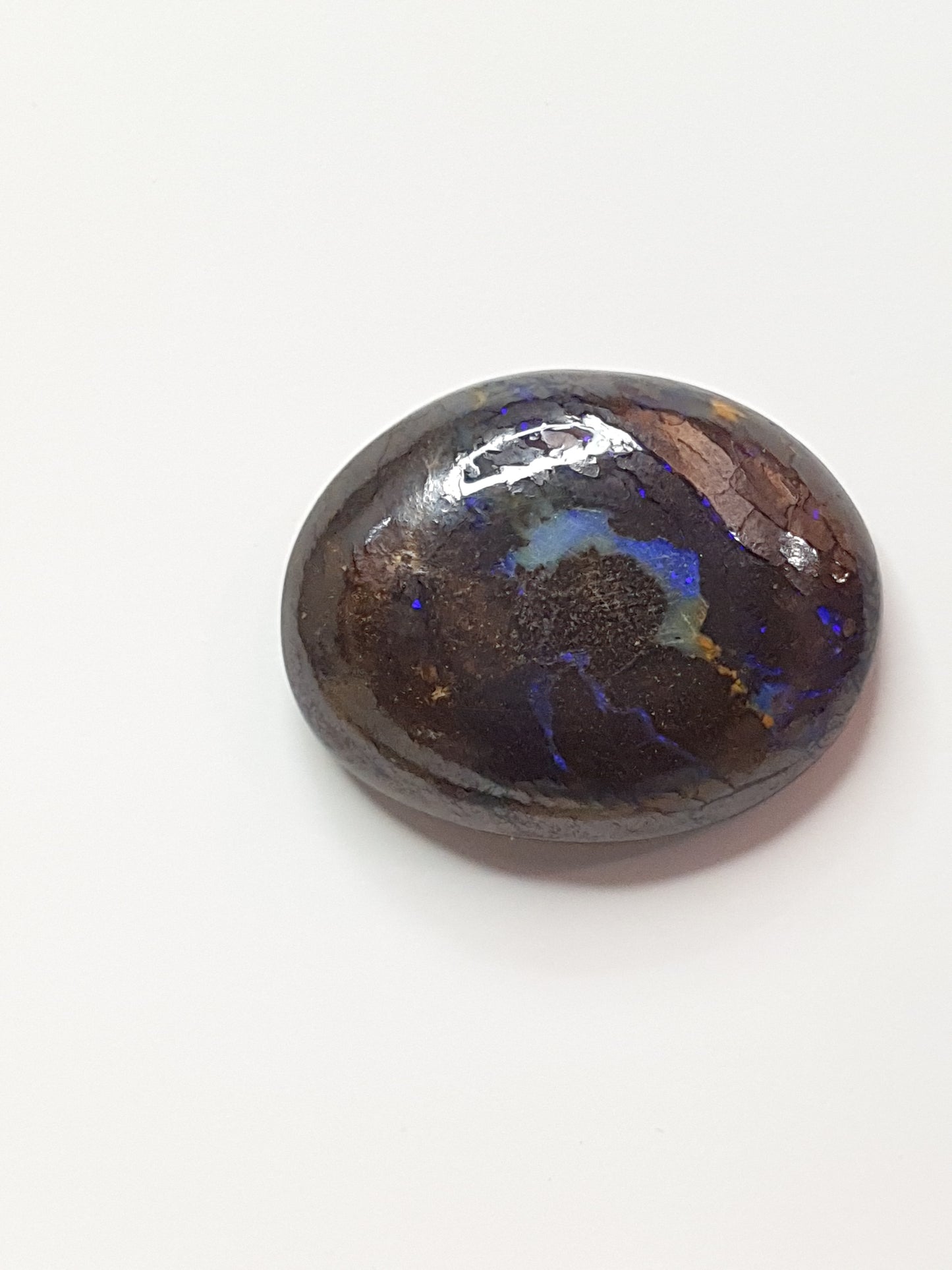 24 ct Australian boulder opal matrix cabochon (Opalton)