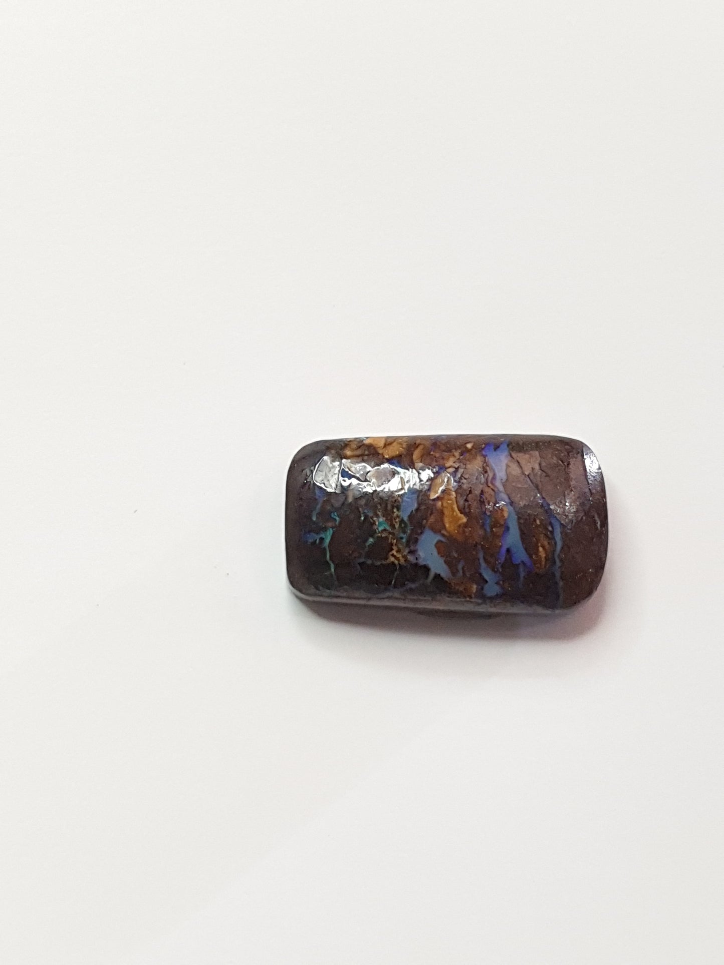 6ct Australian boulder opal matrix cabochon
