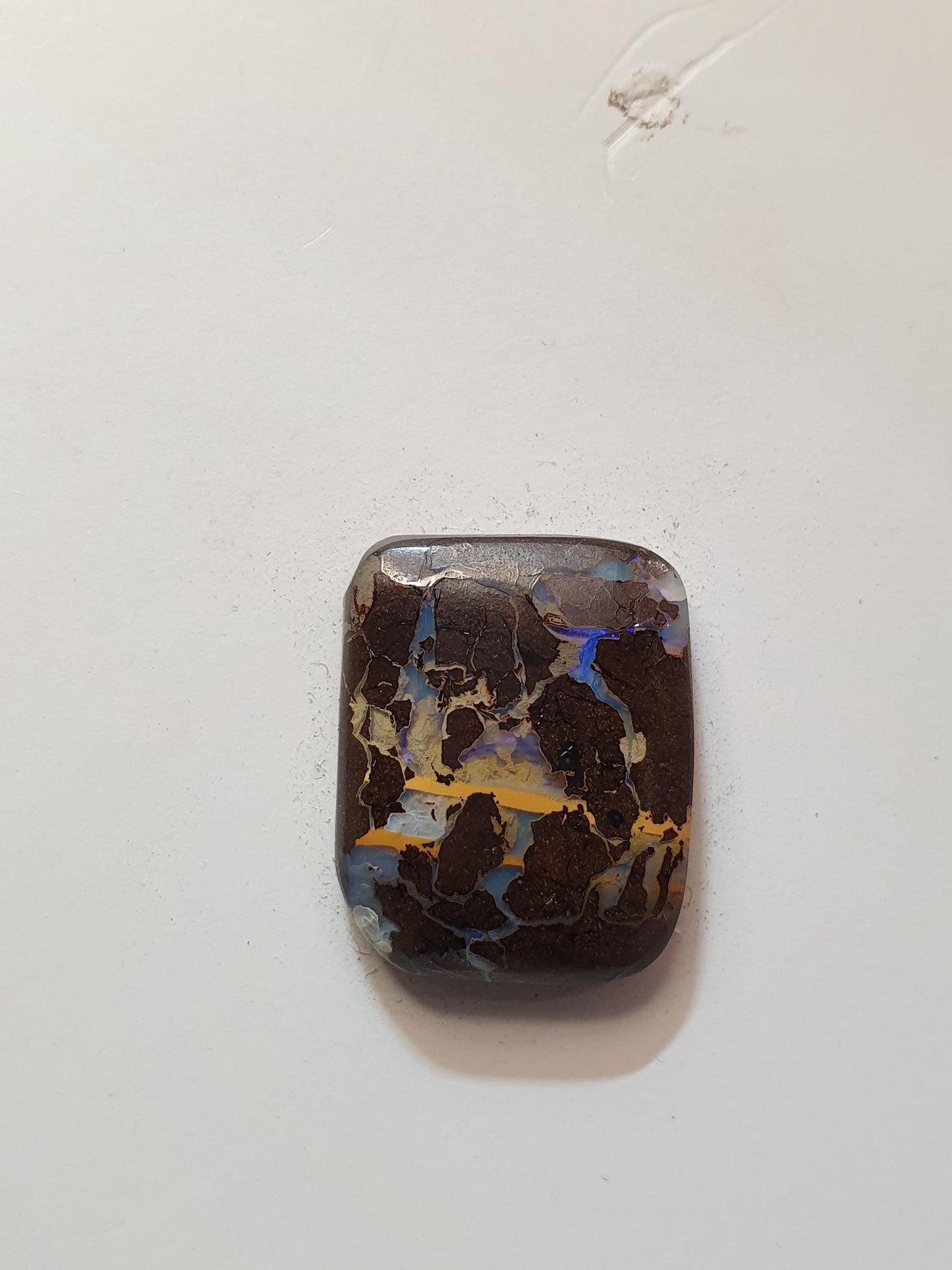 12ct Australian boulder opal matrix cabochon (Opalton)
