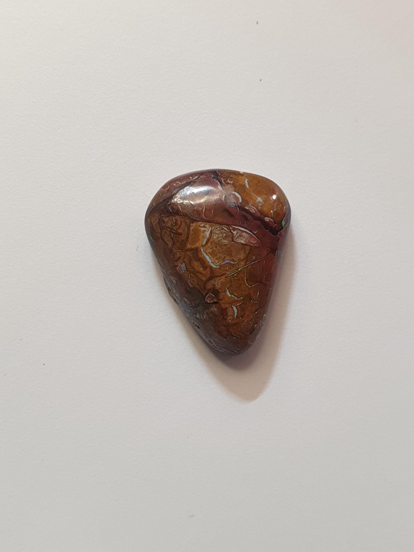 7ct Australian boulder opal matrix cabochon (Opalton)