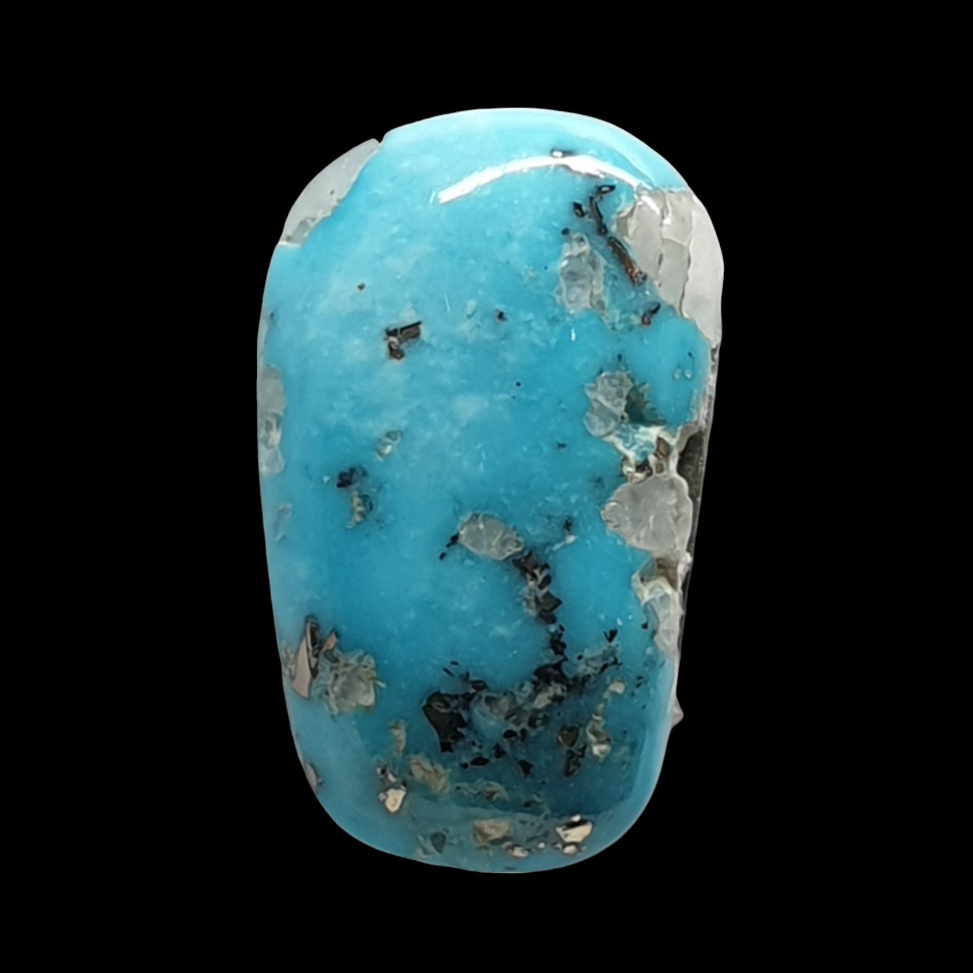 7ct Natural Sleeping beauty turquoise Cabochon (Backed) - Brighton Gemstones