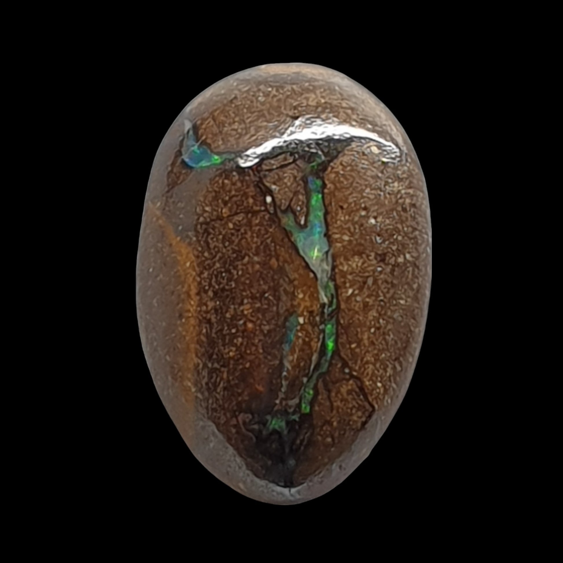 4 ct Boulder opal Matrix cabochon - Brighton Gemstones