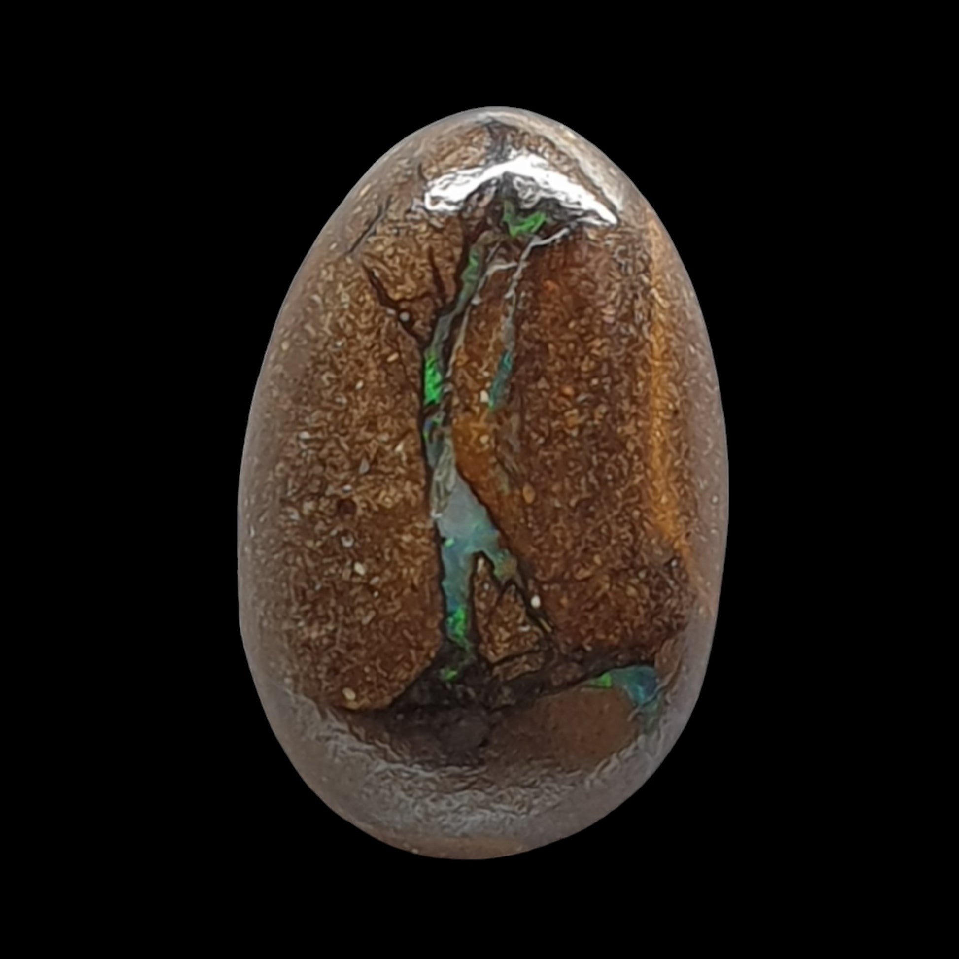 4 ct Boulder opal Matrix cabochon - Brighton Gemstones
