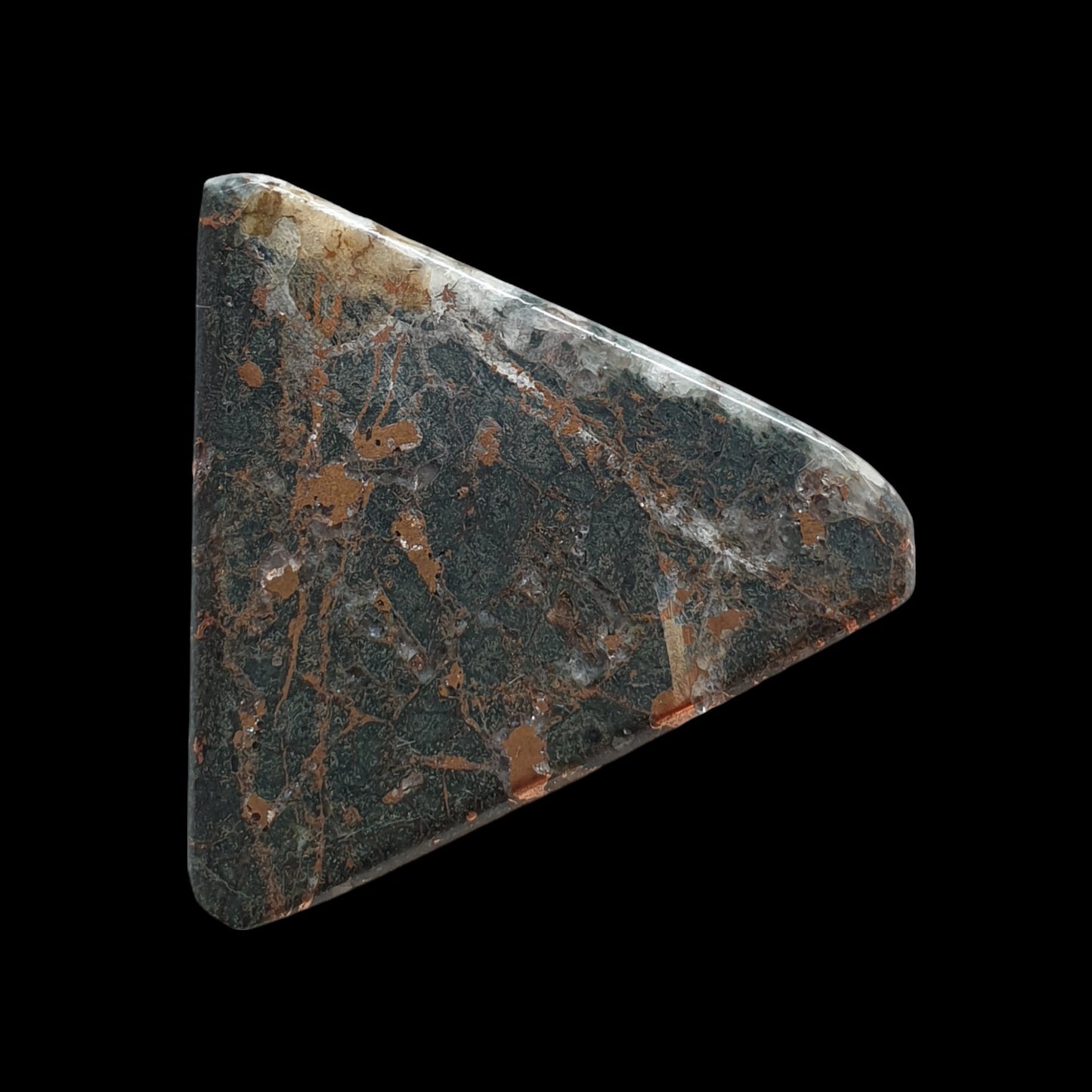 30ct Copper ore freeform cabochon - Brighton Gemstones