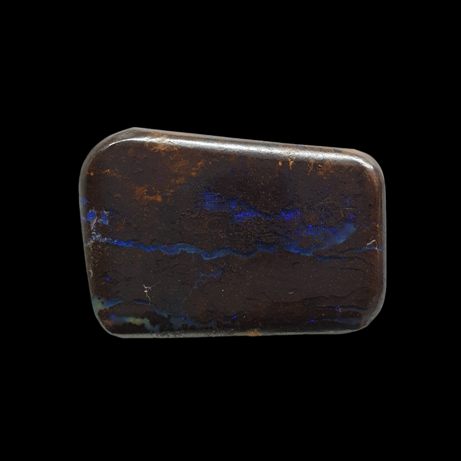 25 ct Australian boulder opal matrix cabochon (Opalton) - Brighton Gemstones