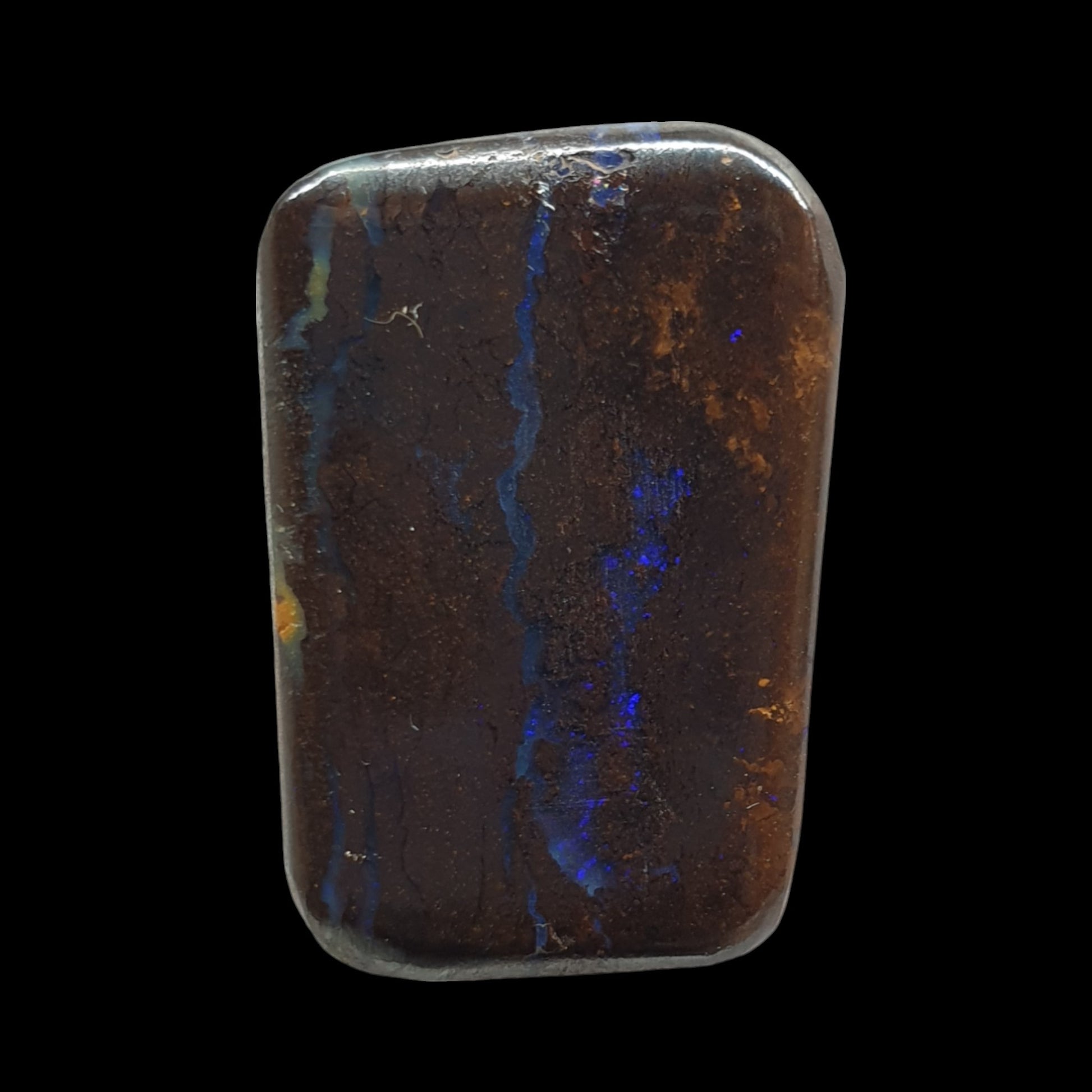 25 ct Australian boulder opal matrix cabochon (Opalton) - Brighton Gemstones