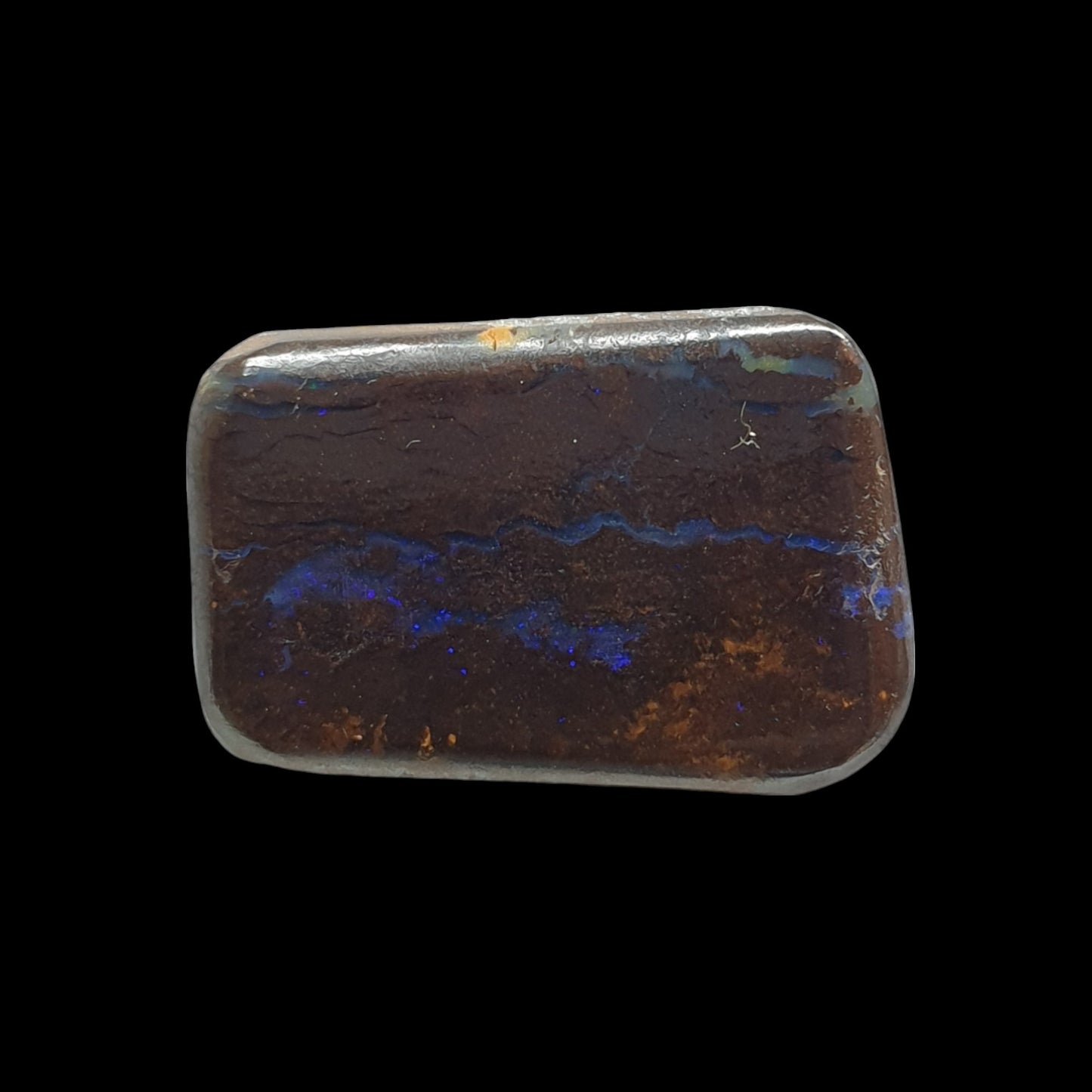 25 ct Australian boulder opal matrix cabochon (Opalton) - Brighton Gemstones