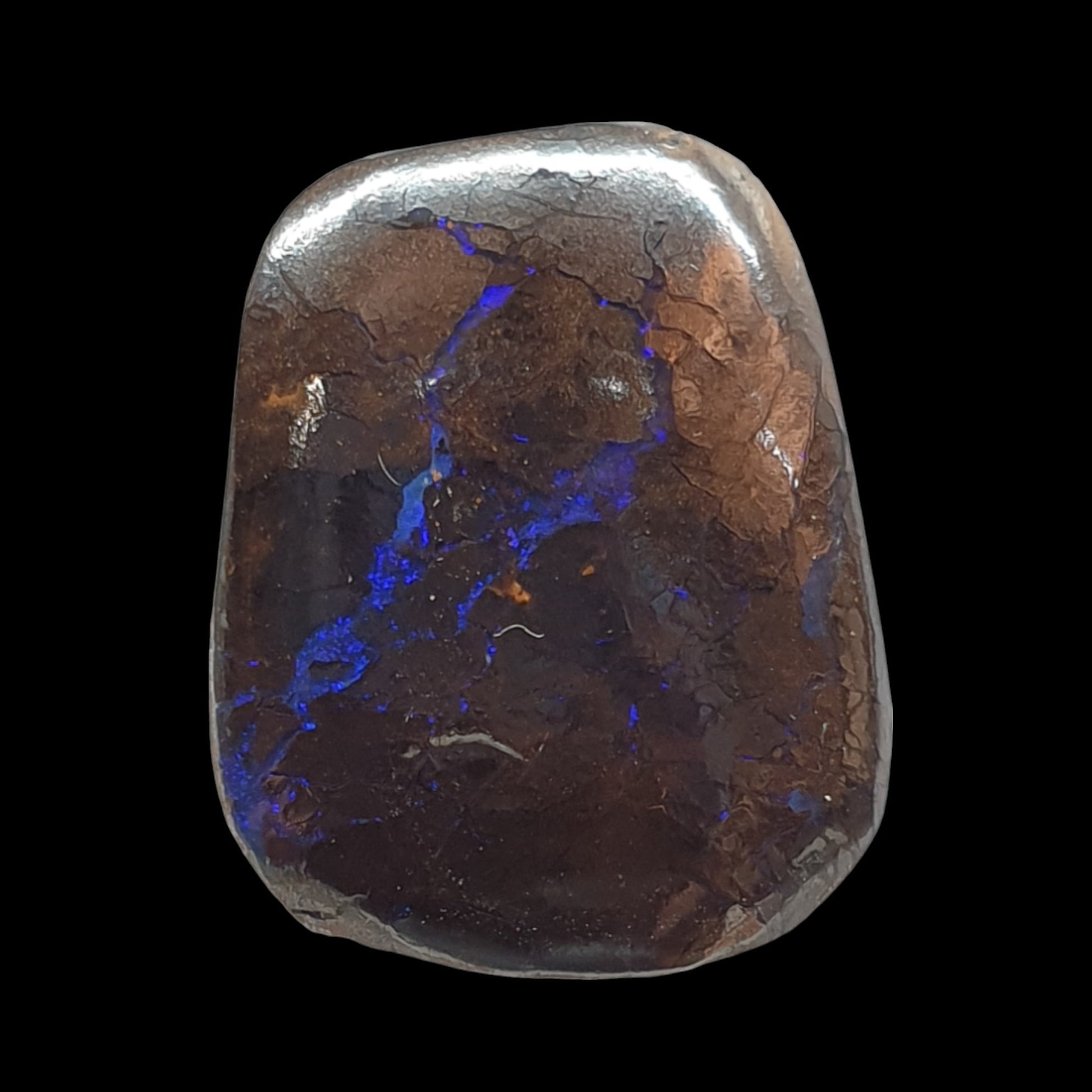 24 ct Australian boulder opal matrix cabochon (Opalton) - Brighton Gemstones