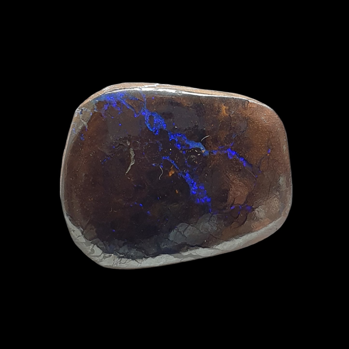 24 ct Australian boulder opal matrix cabochon (Opalton) - Brighton Gemstones