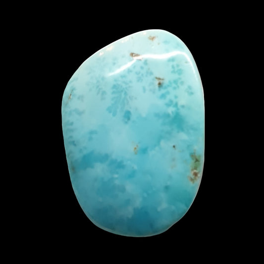 4ct Natural Sleeping beauty turquoise Cabochon (Backed) - Brighton Gemstones