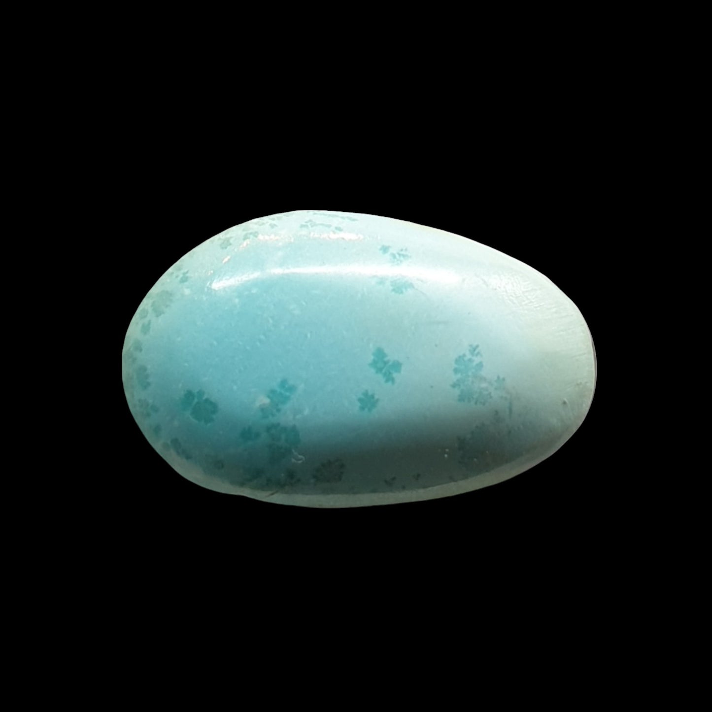 5ct Natural Sleeping beauty turquoise Cabochon (Backed)