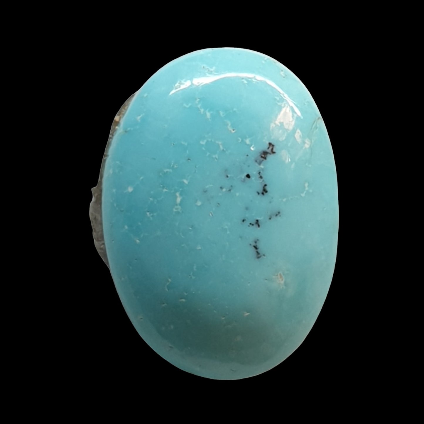 4ct Natural Sleeping beauty turquoise Cabochon (Backed)