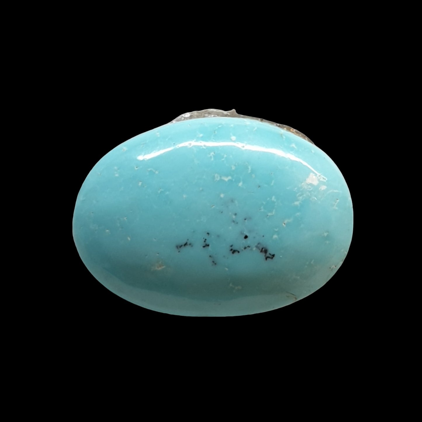 4ct Natural Sleeping beauty turquoise Cabochon (Backed)