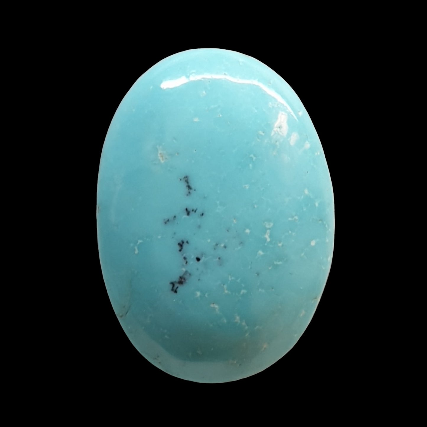 4ct Natural Sleeping beauty turquoise Cabochon (Backed)