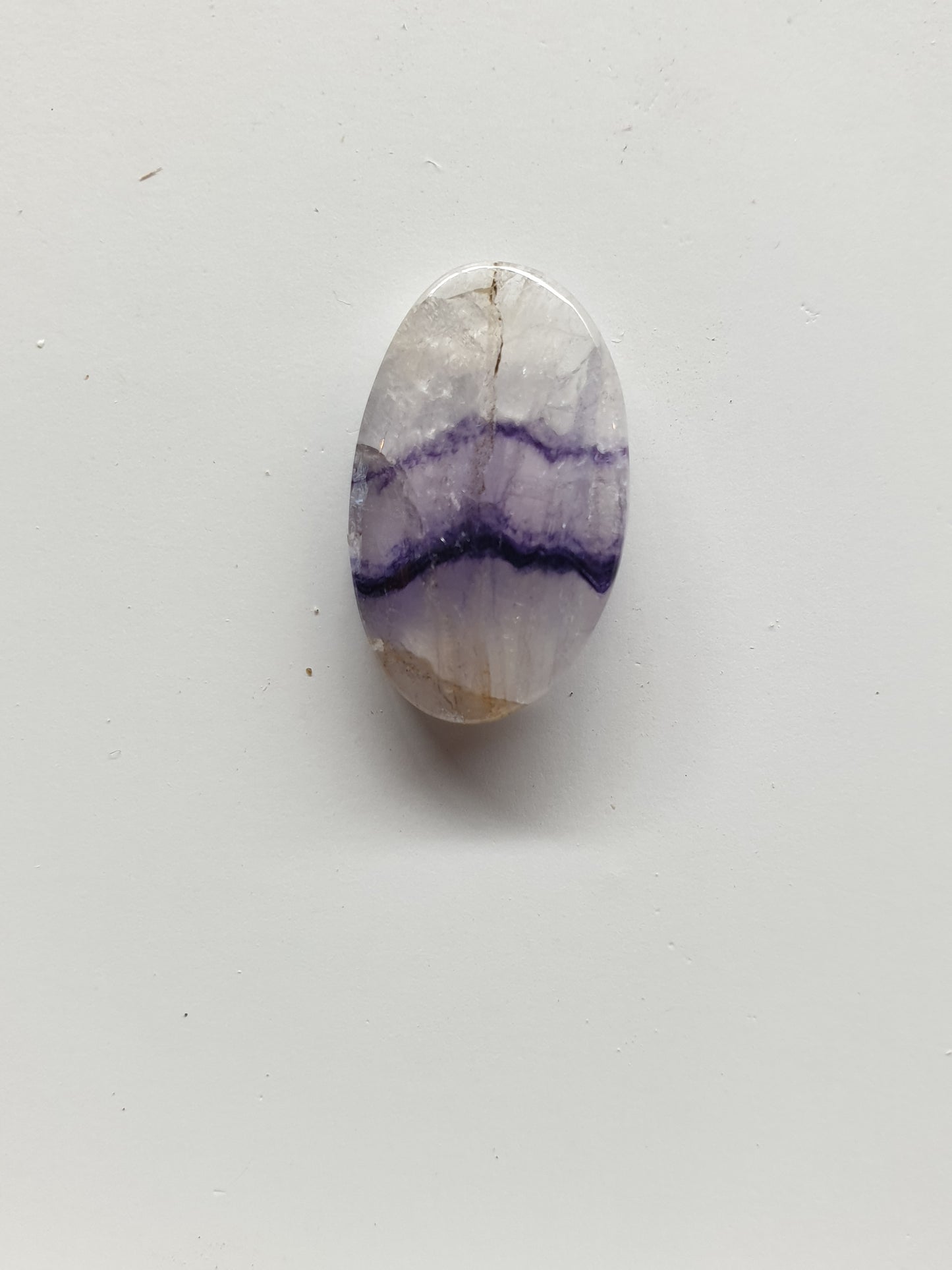 7.6ct Freeform Blue John Cabochon