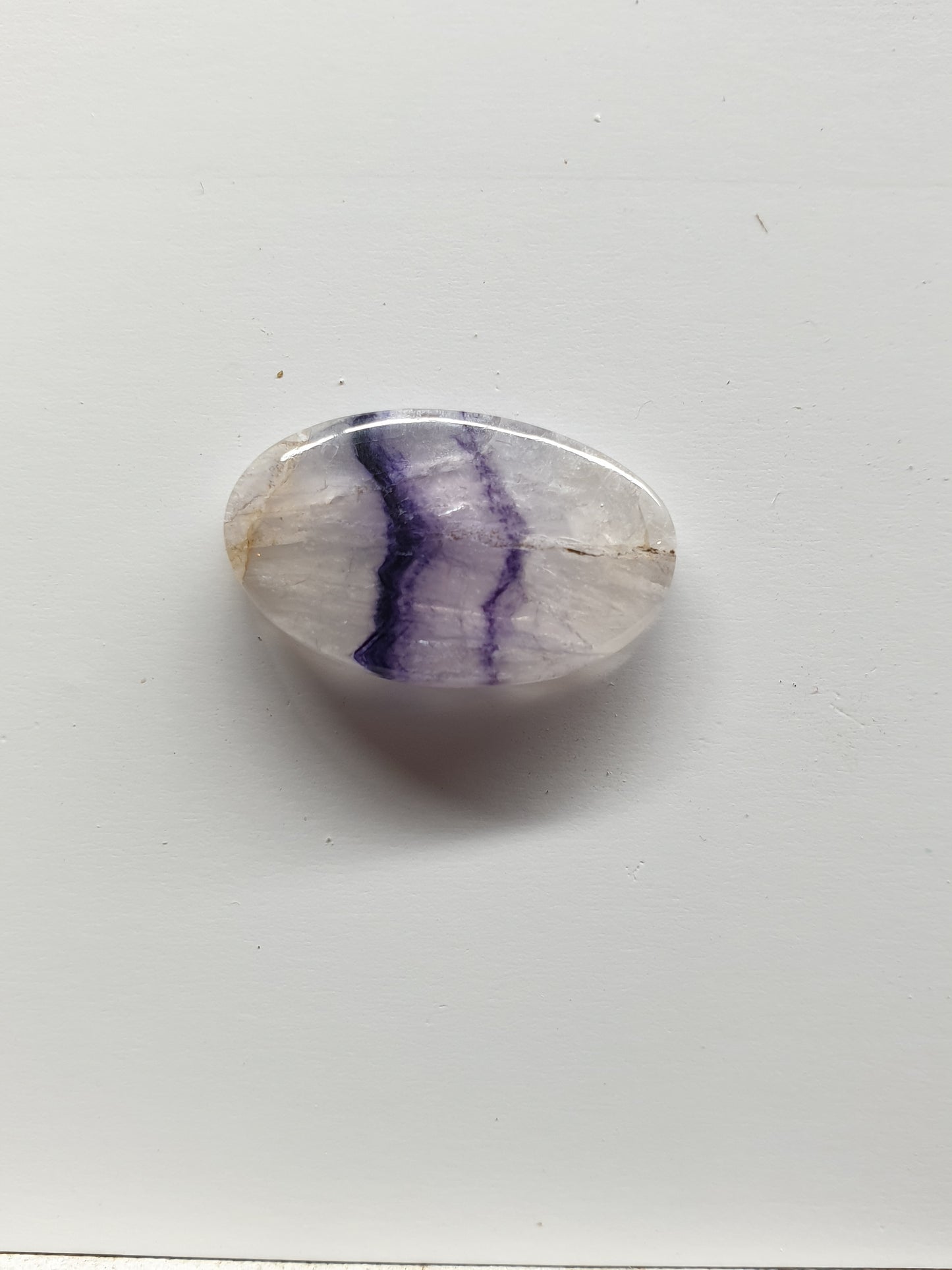 7.6ct Freeform Blue John Cabochon