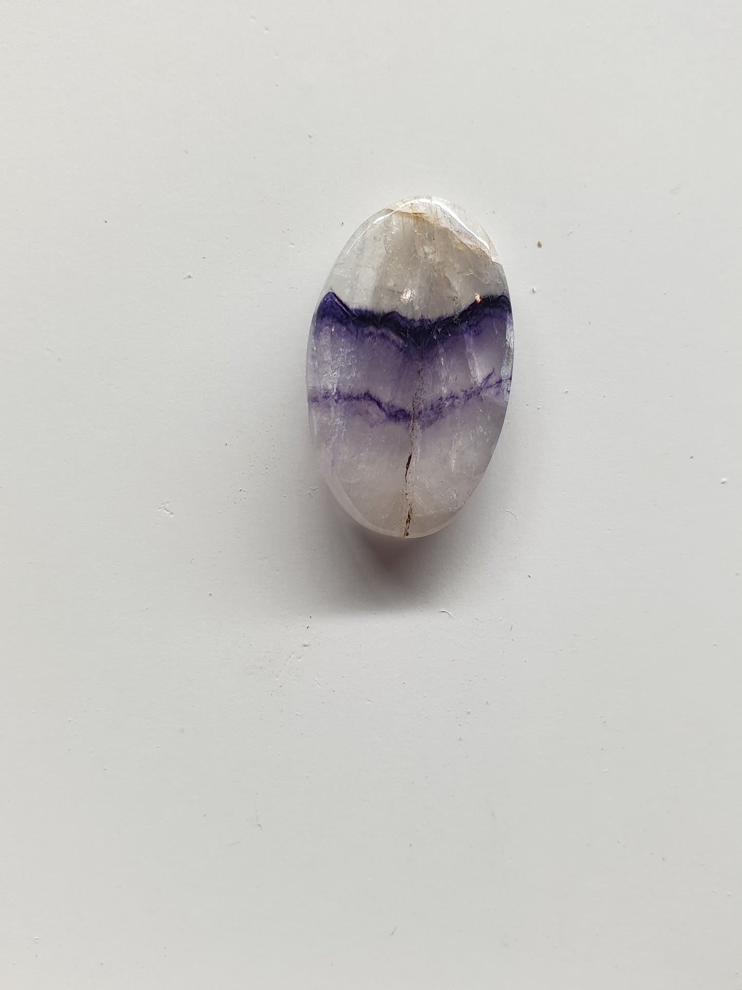 7.6ct Freeform Blue John Cabochon