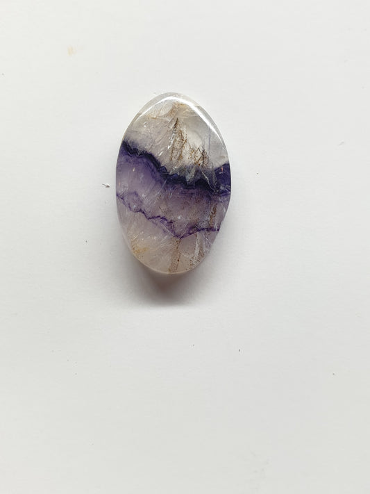 8ct Freeform Blue John Cabochon